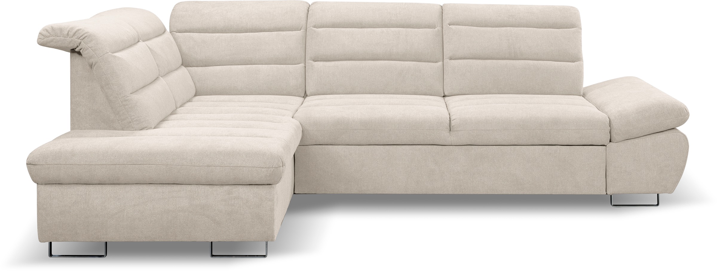 WERK2 Ecksofa "Roma L-Form", Sofa mit Schlaffunktion, Sitztiefenverstellung günstig online kaufen