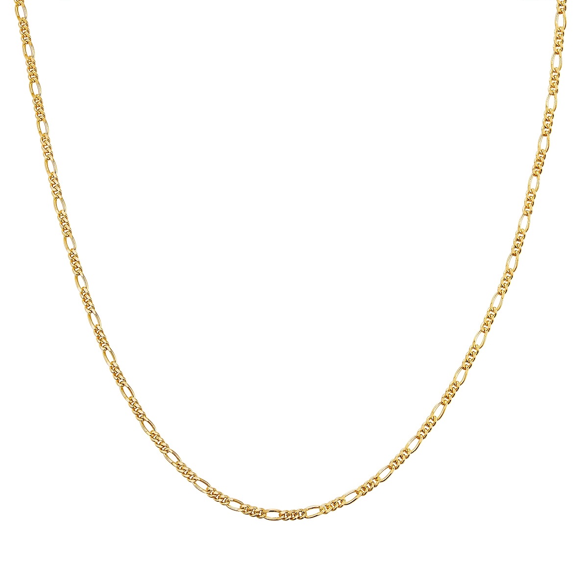 Damen Kette ohne Anhänger "GSM879", 40cm, Silber 925 (Sterlingsilber)gelbgold, GLANZSTÜCKE MÜNCHEN, Silber 925 (Sterlingsilber), Halsketten, aus