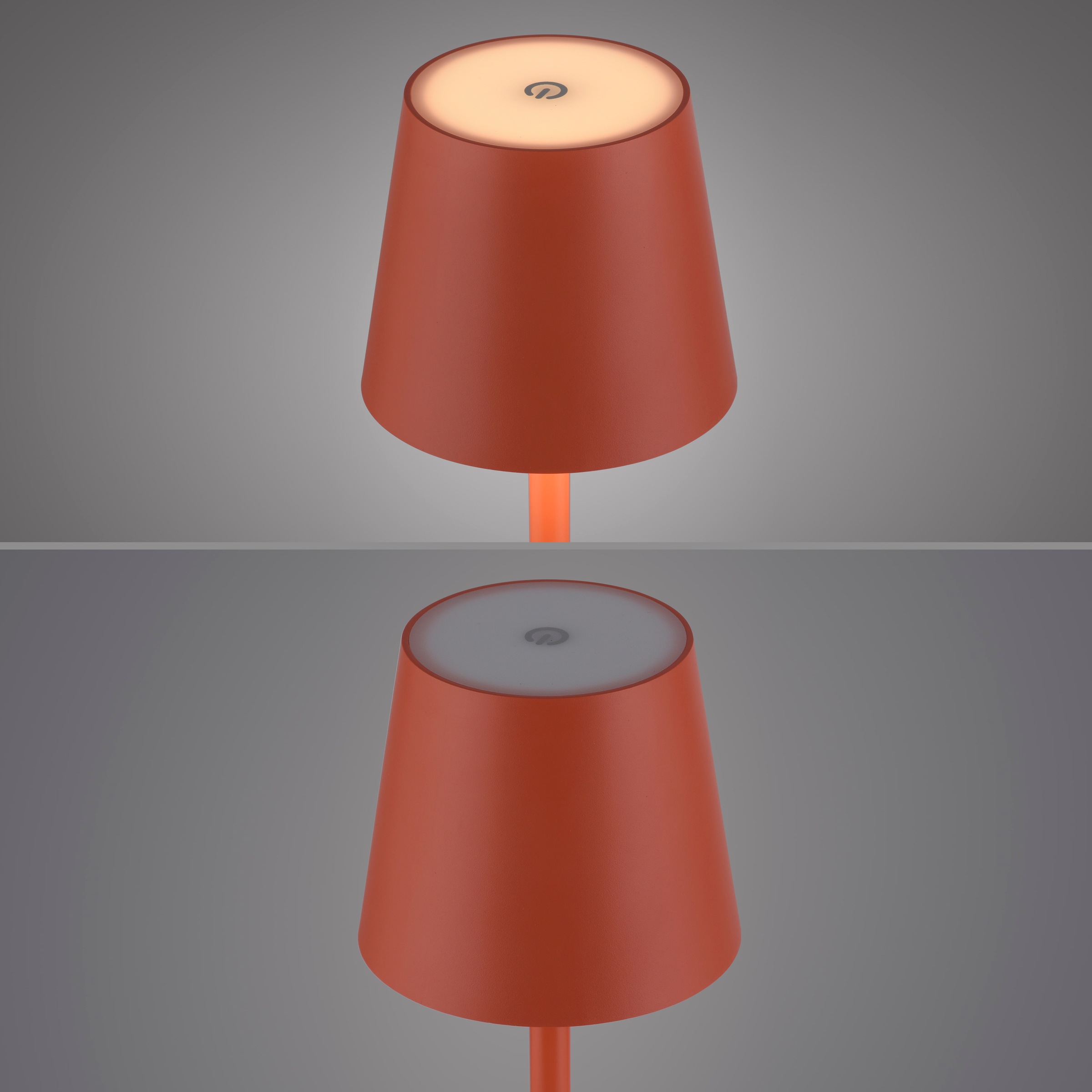 JUST LIGHT LED Tischleuchte »EURIA, 2er Set« LED-Board 2 Stk. Warmweiß LED Akku Tischlampe
