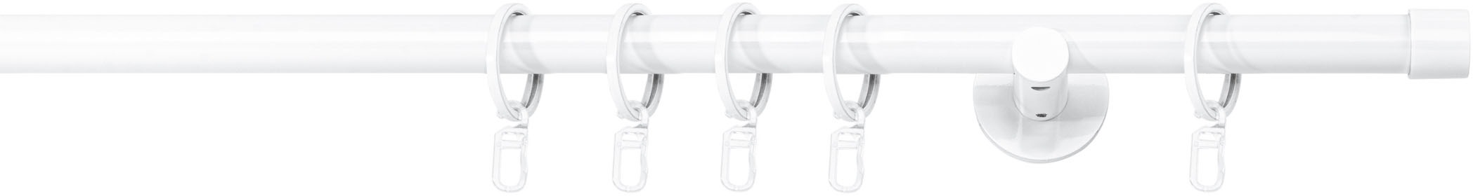 mydeco Gardinenstange »20mm Cap Wandträger 6,5 cm«, Fixmaß