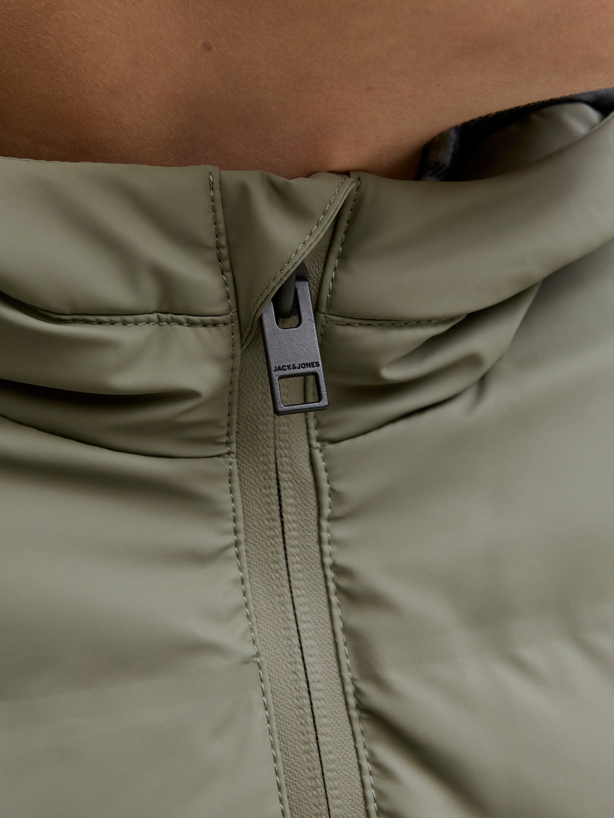 Jack & Jones Junior Steppjacke »JJELEMENTS PU PUFFER JNR« mit Kapuze