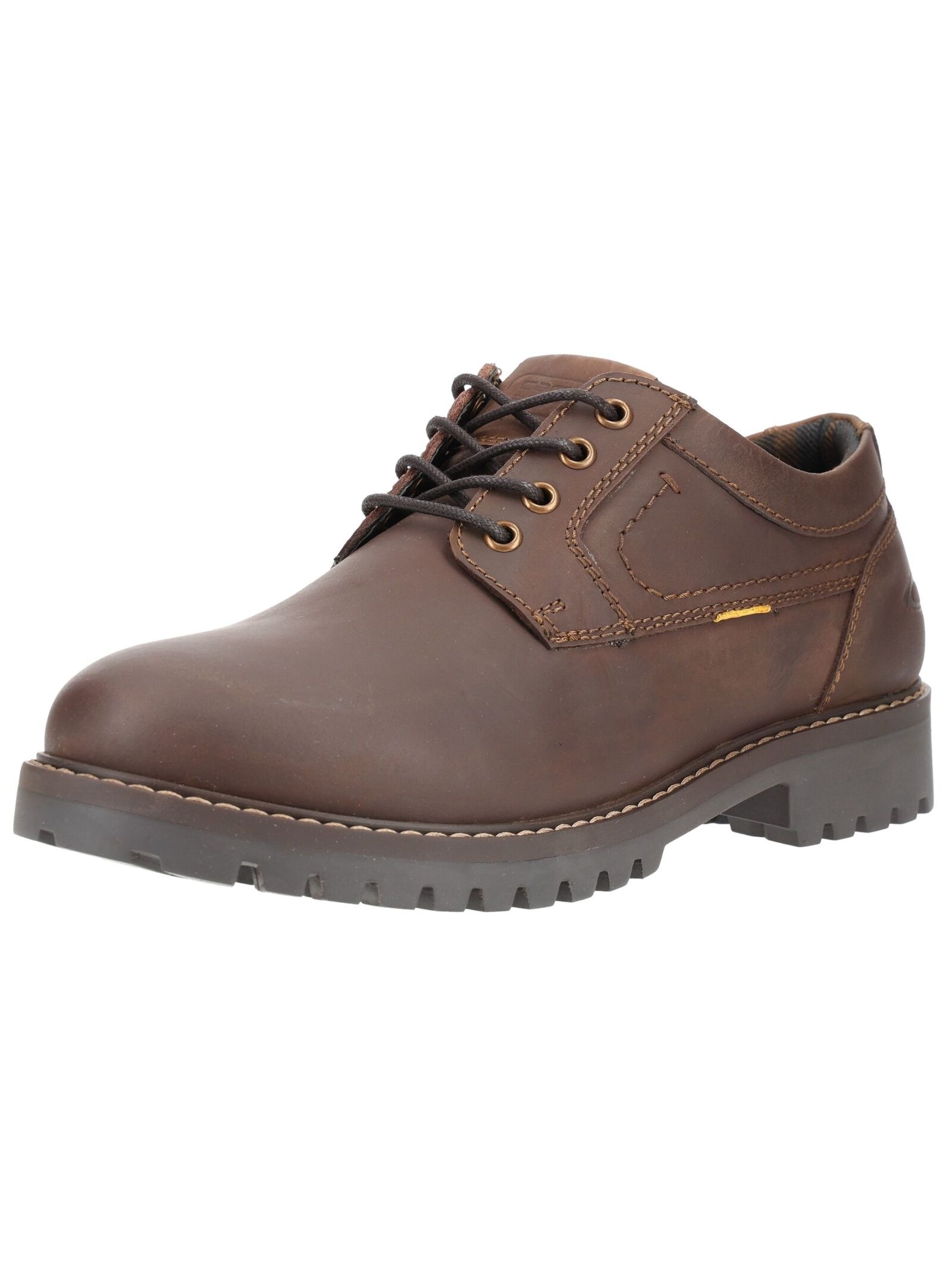 CAMEL ACTIVE Herren Schnürschuh "camel active Halbschuhe Leder", Gr. 47, braun, Leder, Schuhe