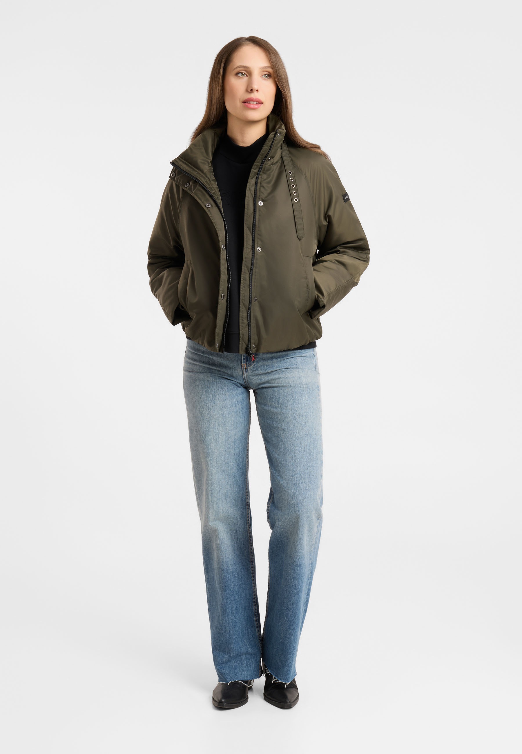Frieda & Freddies Winterjacke »Frieda & Freddies Jacke mit Stehkragen und Riegelverschluss«