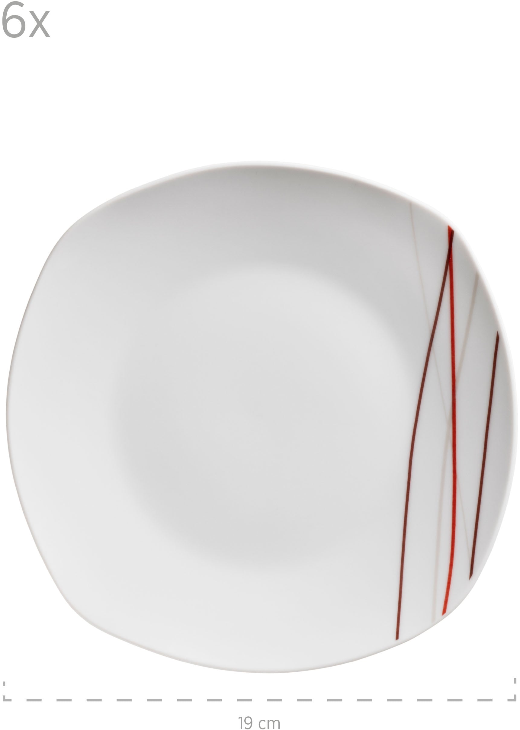 MÄSER Teller-Set »SENCILLA, Geschirr Set, Porzellan«