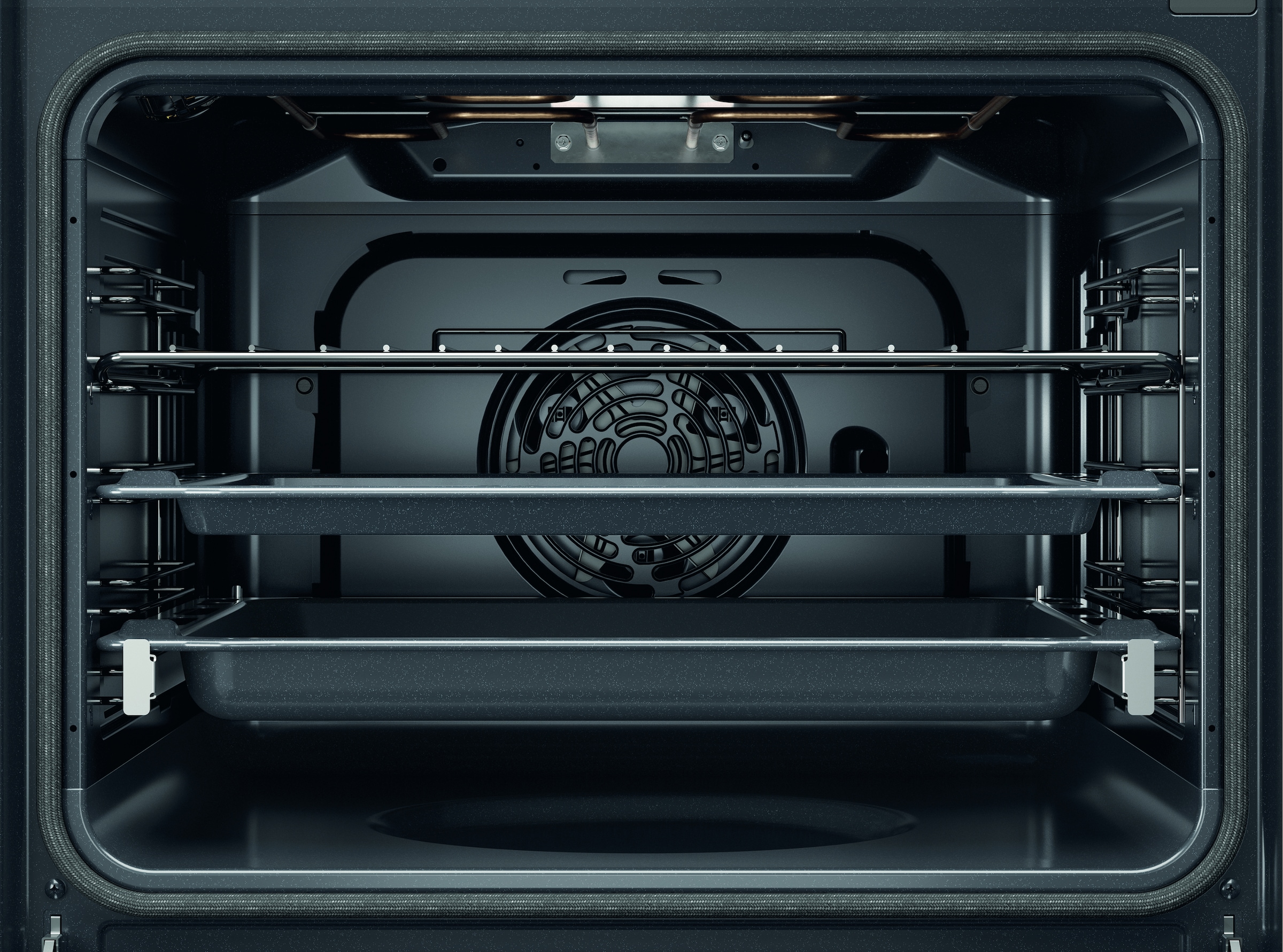 BAUKNECHT Backofen »BBA2S85PU1AK« mit 1-fach-Teleskopauszug mit Pyrolyse-Selbstreinigung AirFry-Funktion – die gesündere Alternative zur Fritteuse