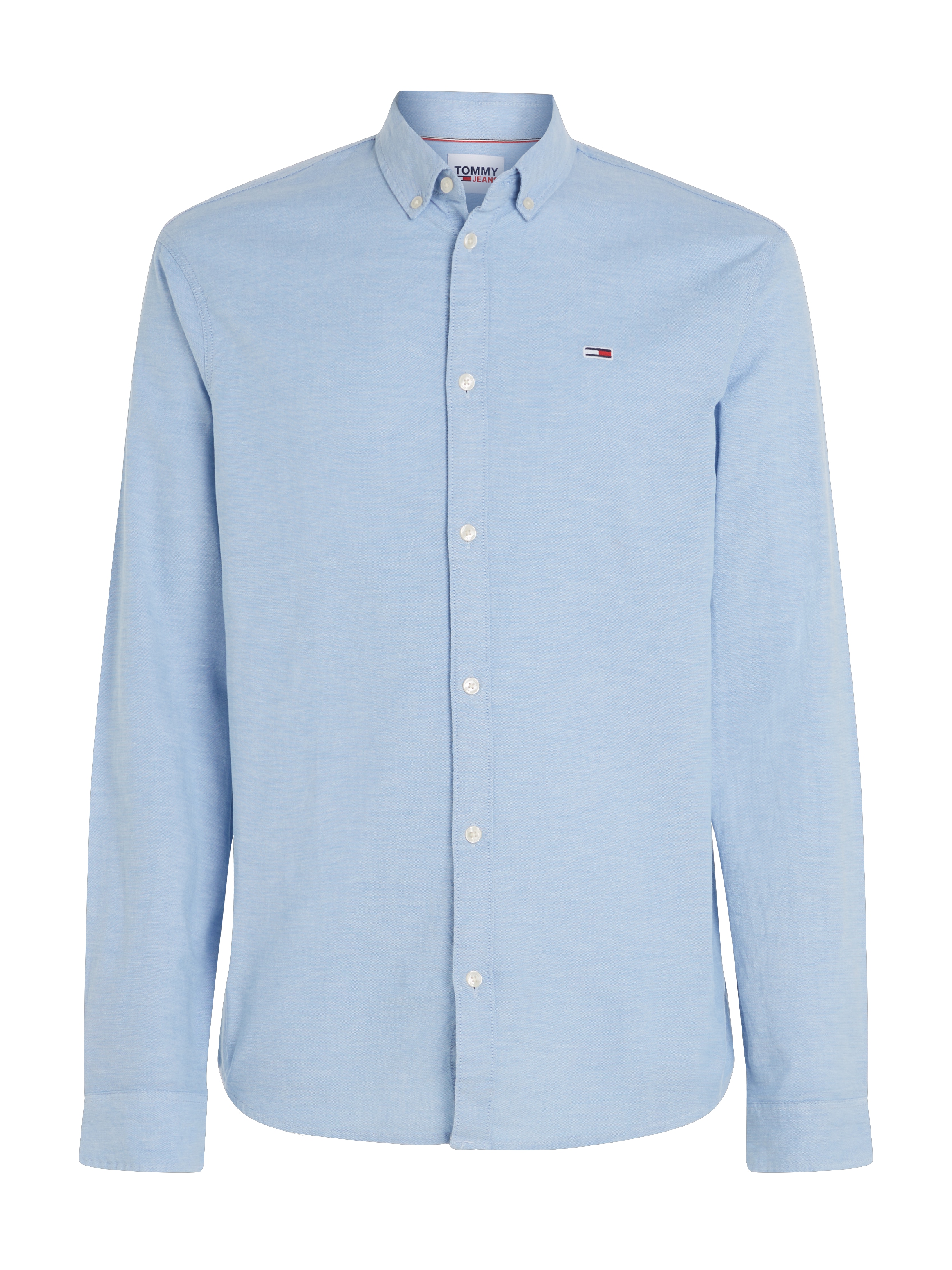 Tommy Jeans Langarmhemd »TJM SLIM STRETCH OXFORD SHIRT«, aus Bio-Baumwolle