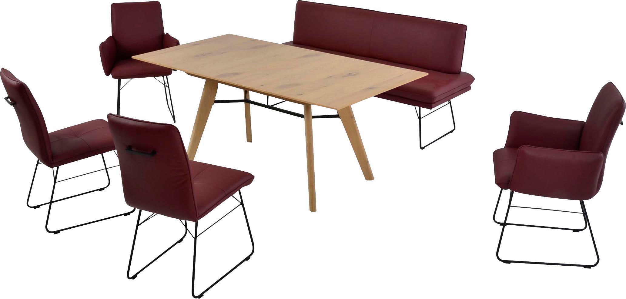 K+W Komfort & Wohnen Essgruppe "Giacomo IV" 6 Stk. tlg. Polsterbank in 2 Gr günstig online kaufen
