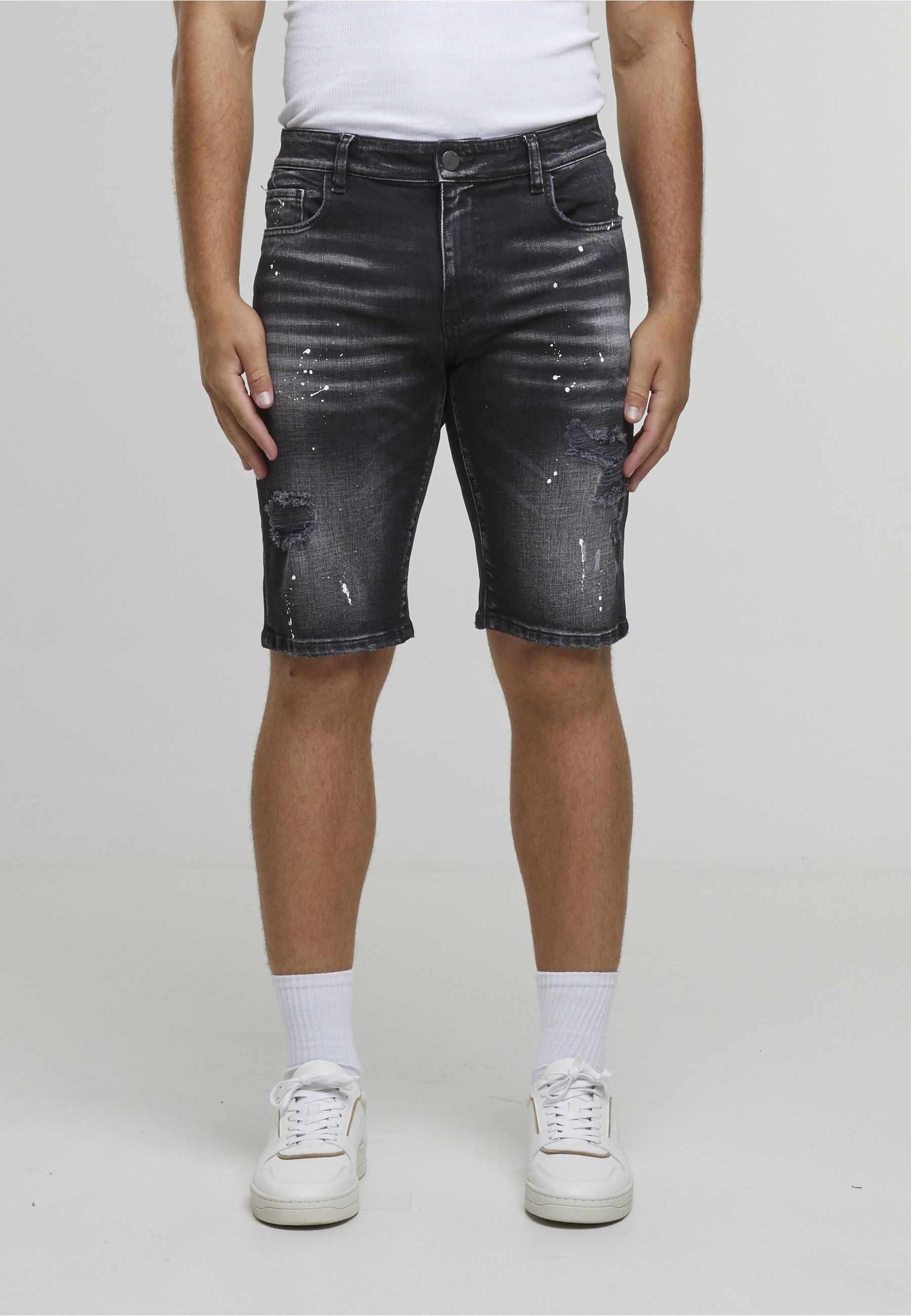 2Y Premium Jeansshorts »2Y Premium Victor Ripped Slim Fit Shorts«
