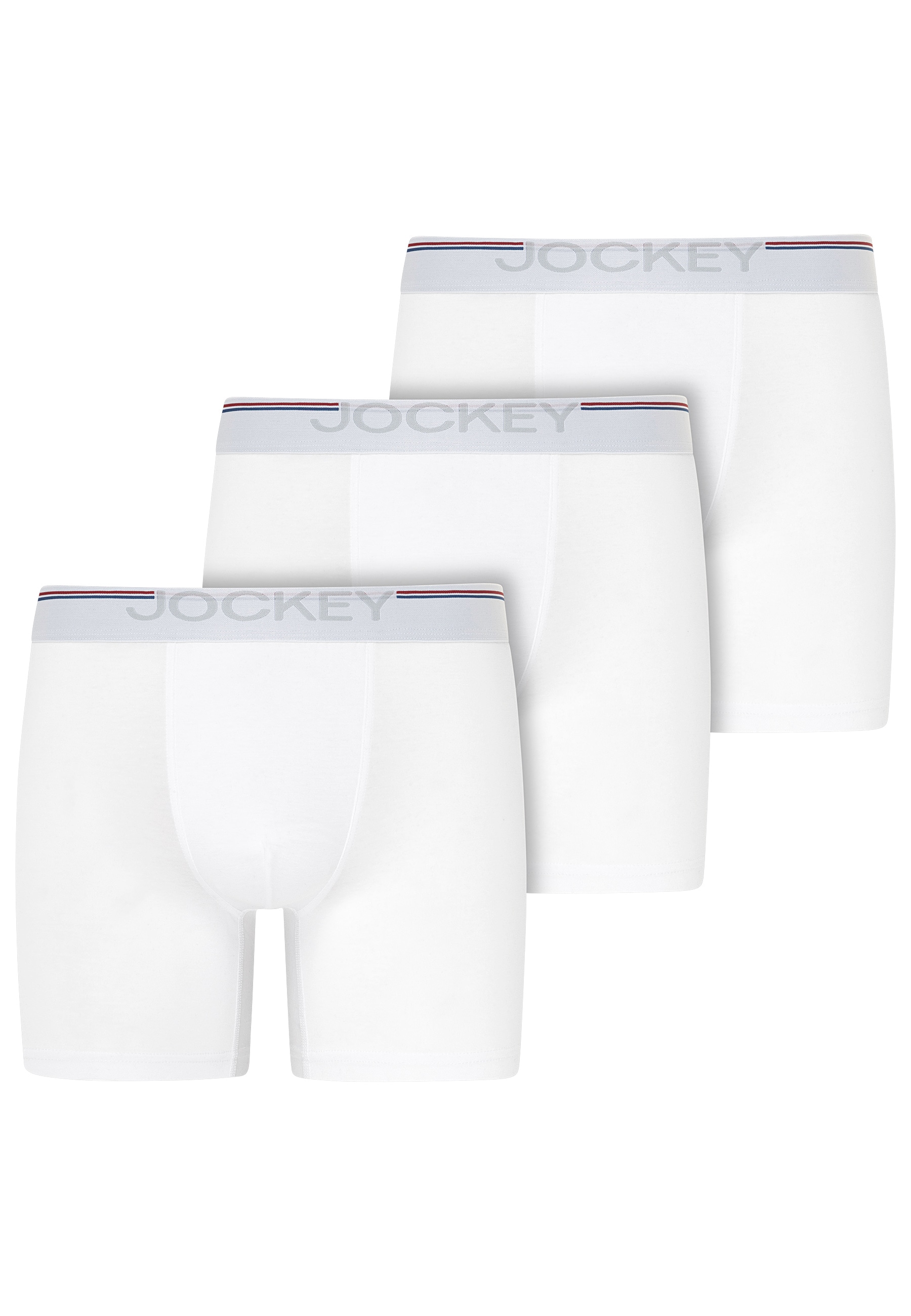 Jockey Langer Boxer "Cotton Stretch" 3er Pack, (3er Pack), eng anliegend, h günstig online kaufen