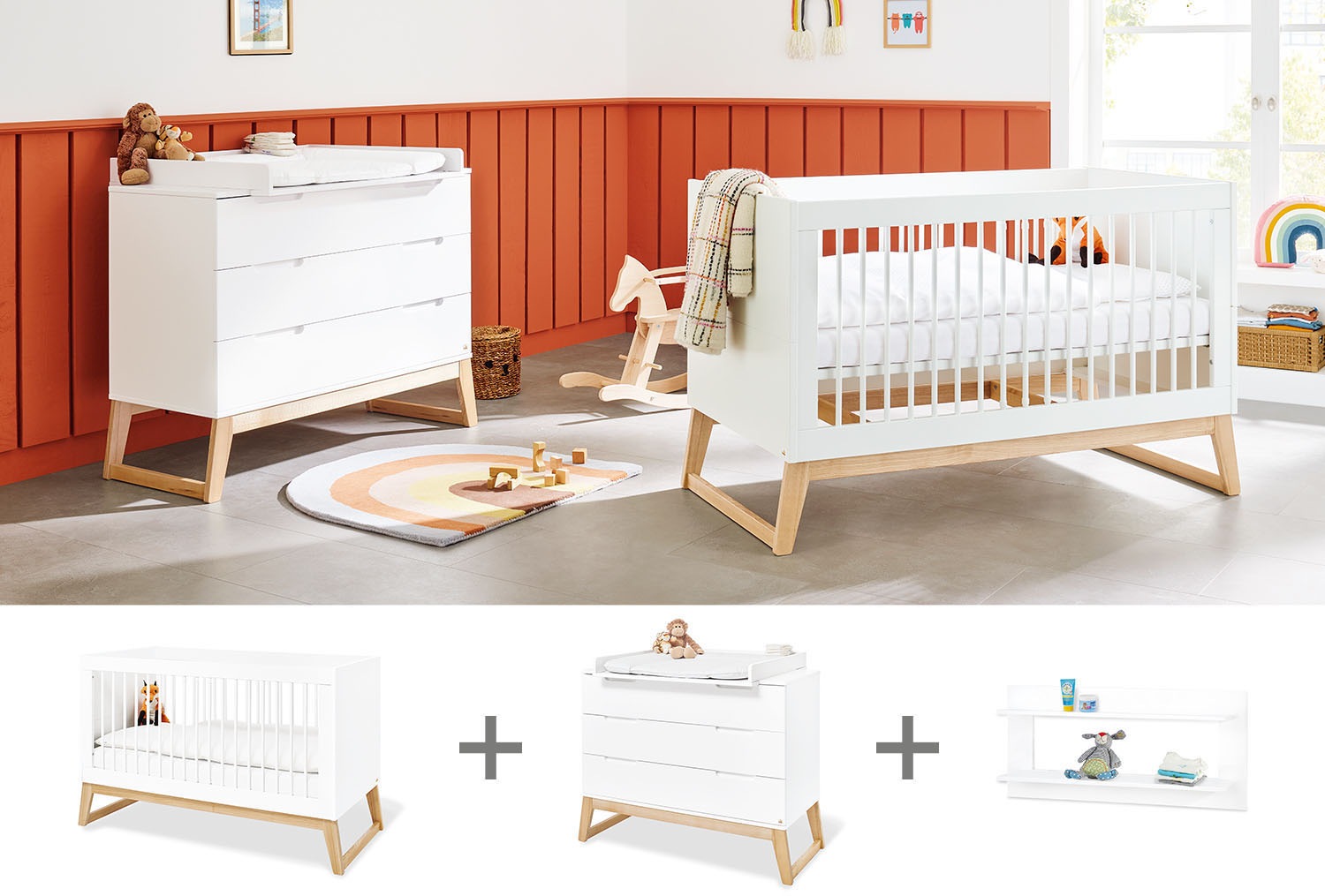 Pinolino ® Babymöbel-Set »Bridge« (Spar-Set 3 d...