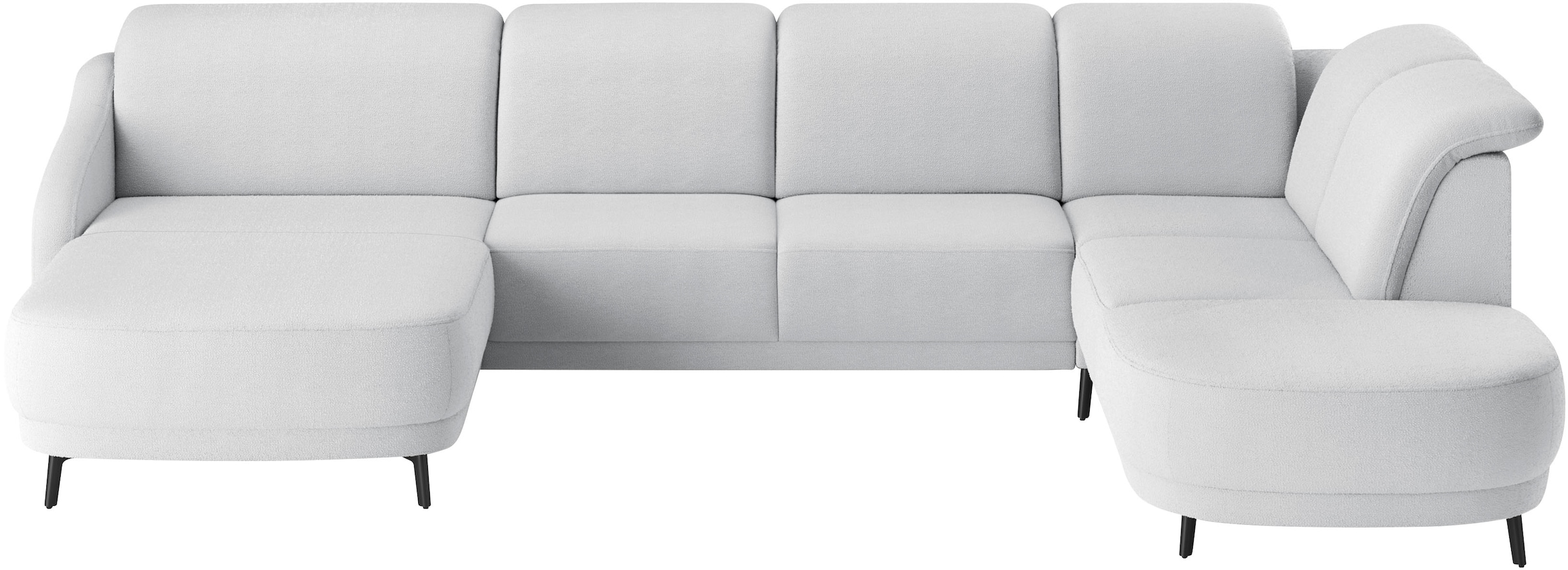 sit&more Wohnlandschaft "Blues U-Form" inkl. Kopfteilverstellung, wahlweise günstig online kaufen