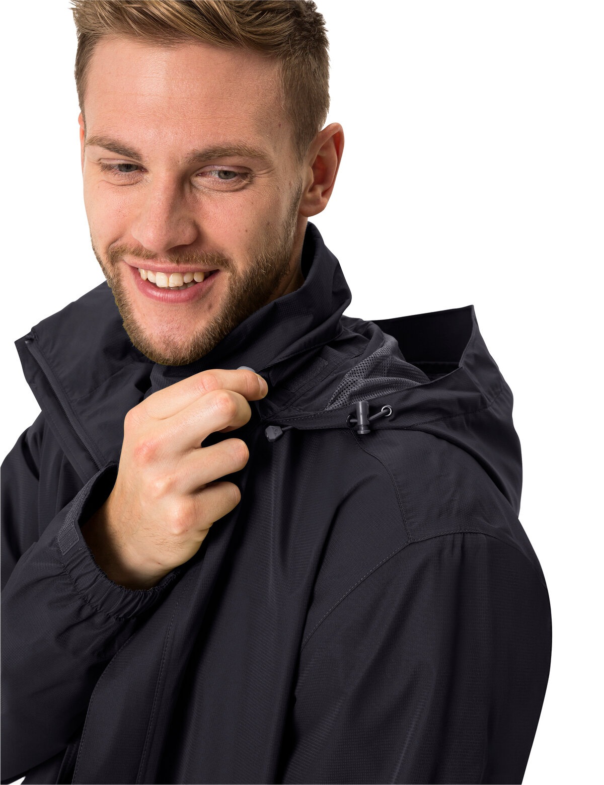 Vaude Veste de pluie légère Escape pour hommes noir   M 3
