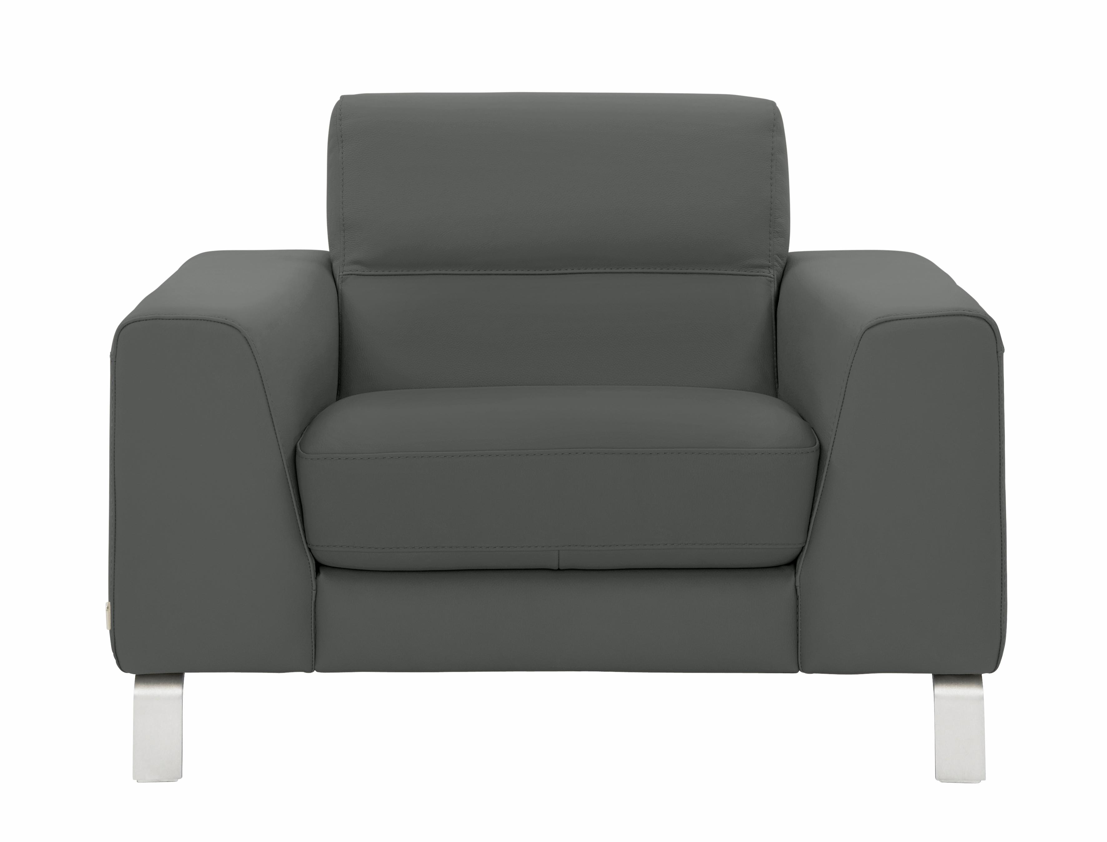 Thumbnail - CALIA ITALIA Sessel "Simon Loungesessel, Designsessel, sehr bequem" in zwei Lederqualitäten