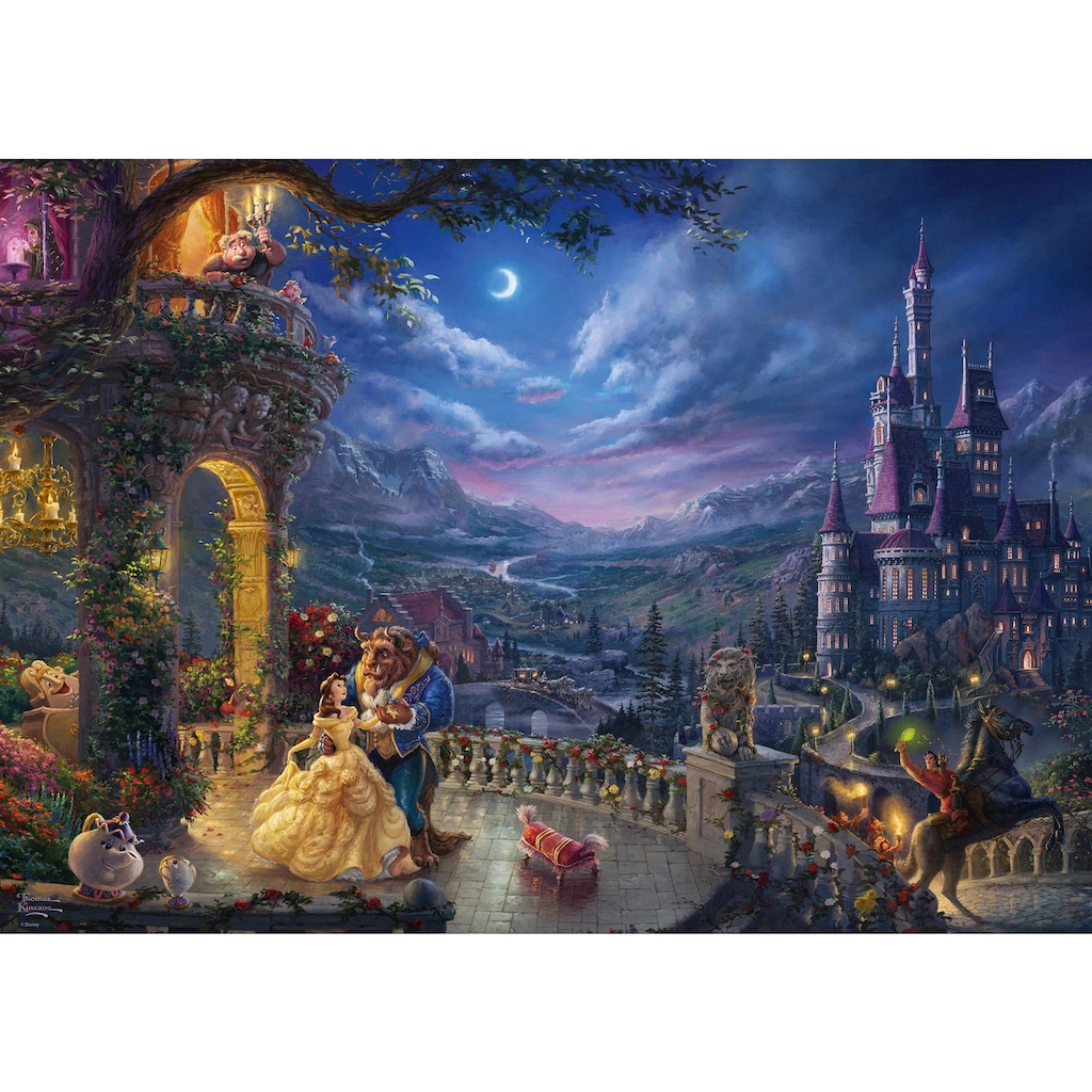 Schmidt Spiele Puzzle »Disney Die Schöne und das Biest, Tanz im Mondlicht«, Made in Germany