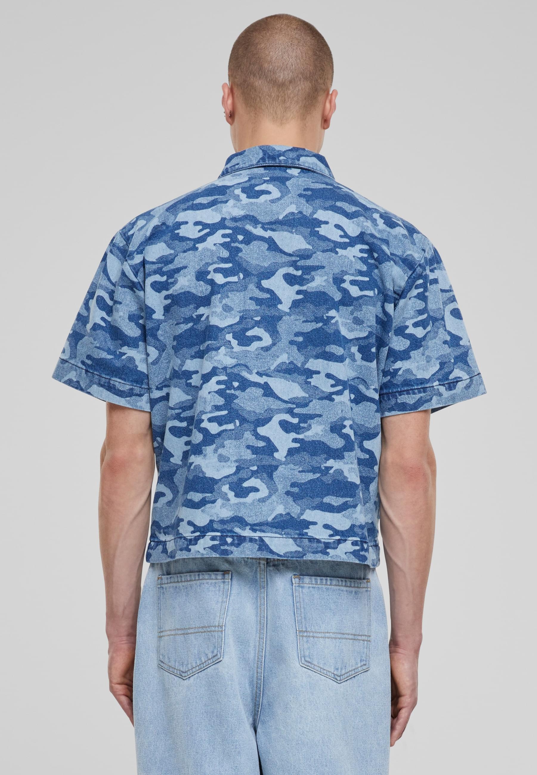 URBAN CLASSICS T-Shirt »Urban Classics Laser Camo Printed Boxy Shirt«, (1 tlg.)