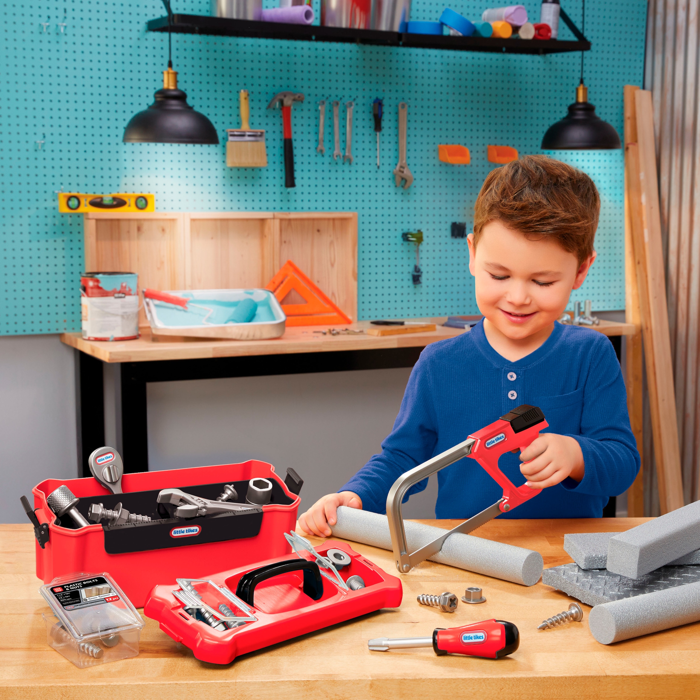 Little Tikes® Kinder-Werkzeug-Set »Creative Construction - Werkzeugkasten-Set«