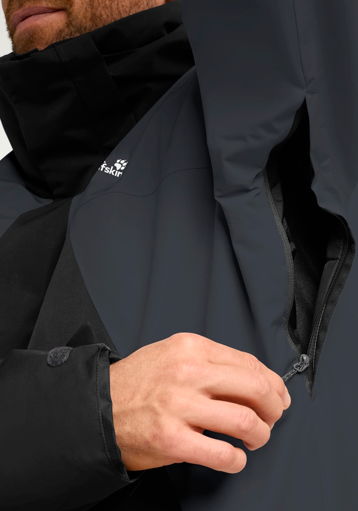 Jack Wolfskin Skijacke »FLOWLINE 2L INS JKT M«, mit Kapuze