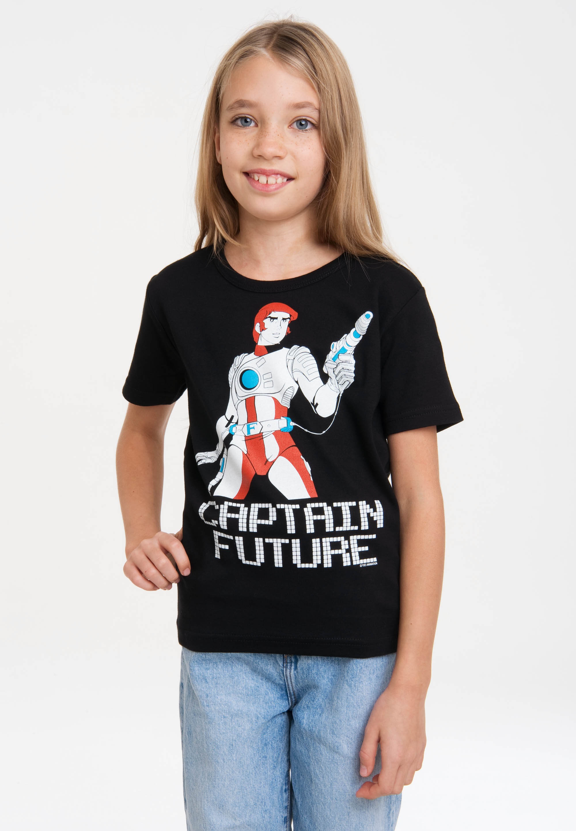 LOGOSHIRT T-Shirt »Captain Future«, mit hochwertigem Siebdruck