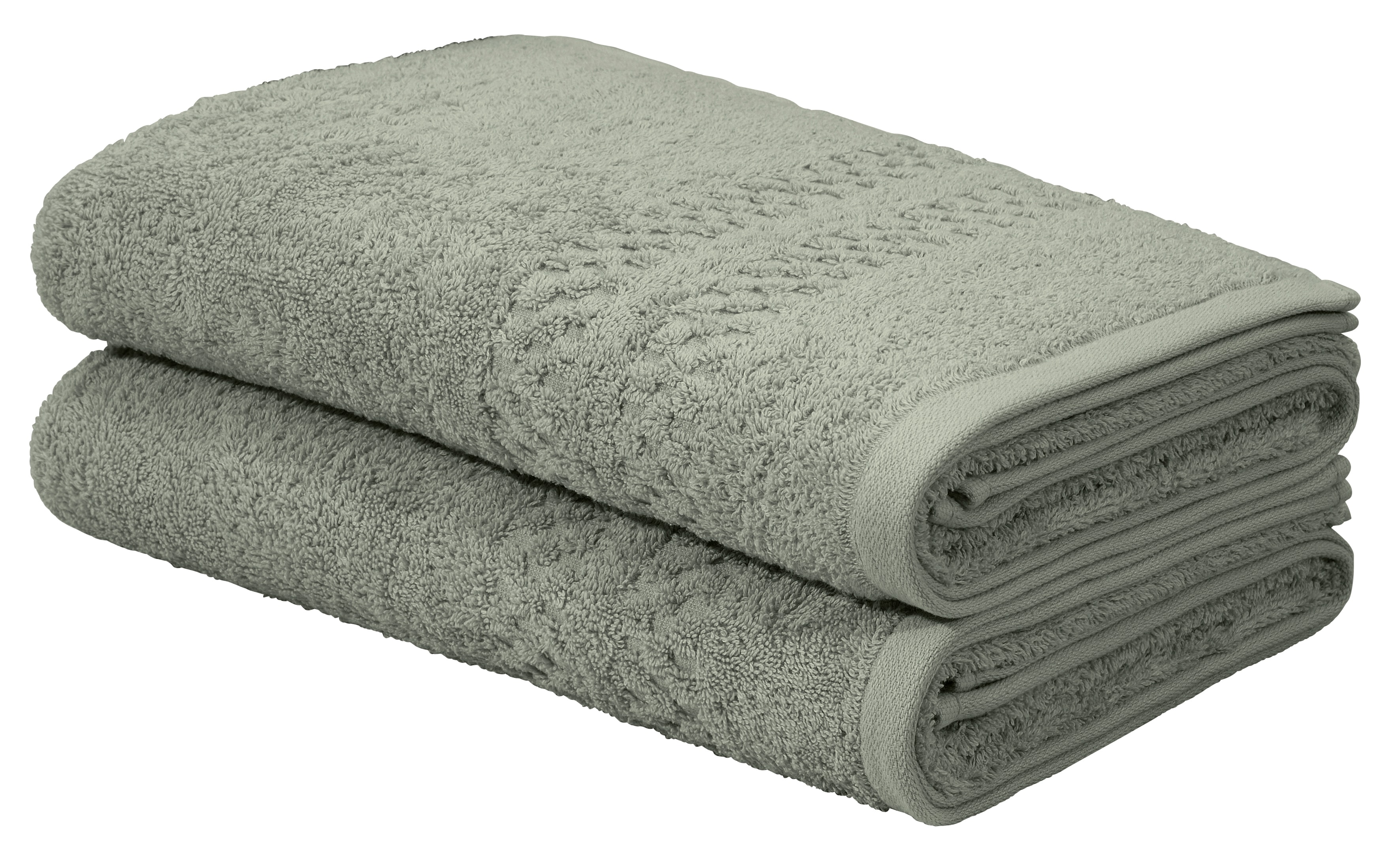 OTTO home Duschtücher "Regona, Duschtücher 70x140cm, flauschig und weich, 500 gr/m²" Premium Handtücher mit Bordüre, Set, 100% Baumwolle, 5 Jahre Garantie