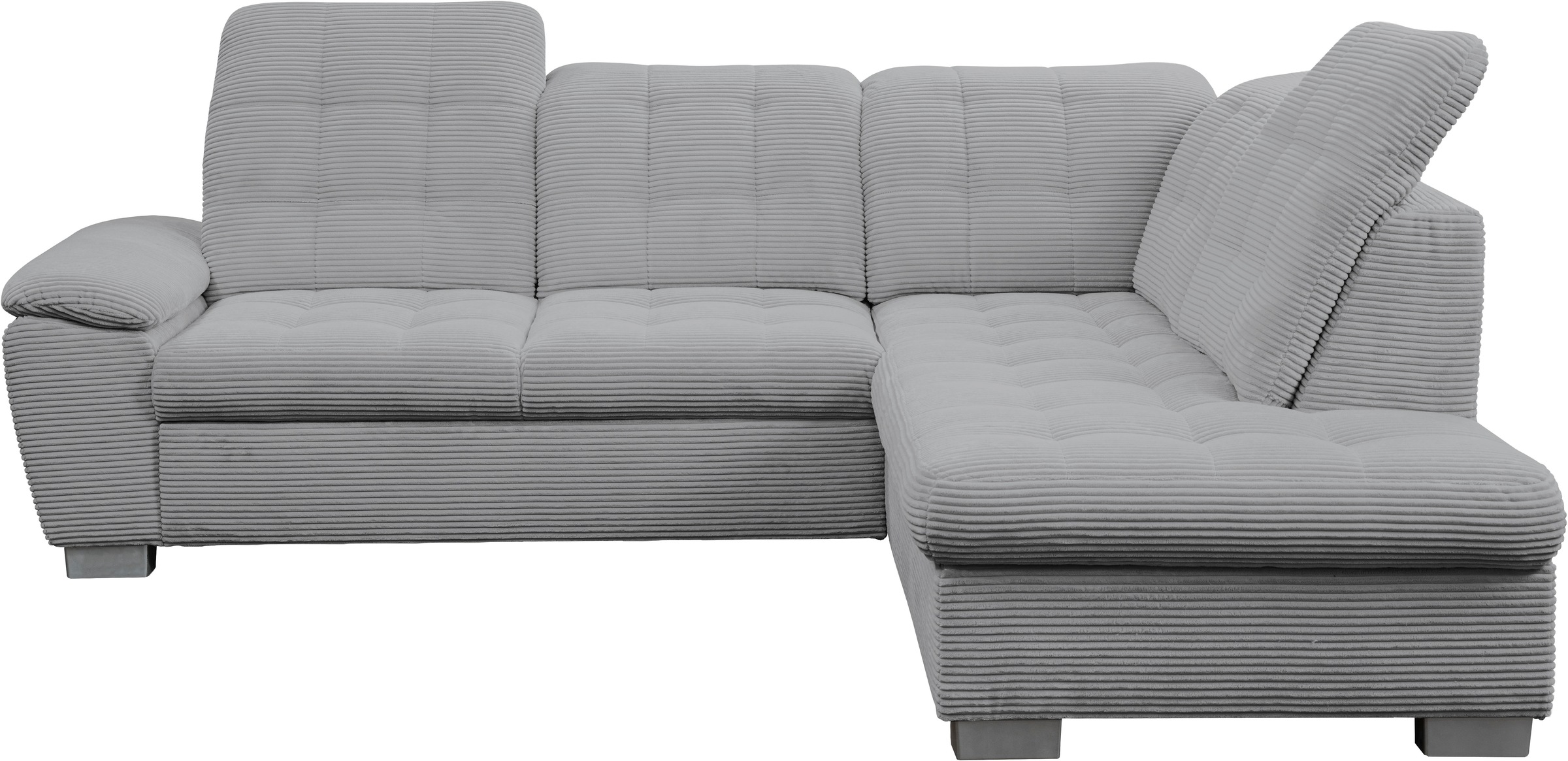 WERK2 Ecksofa "Bonny inkl. Kopfteilverstellung, Bettfunktion, Stauraum, Bre günstig online kaufen