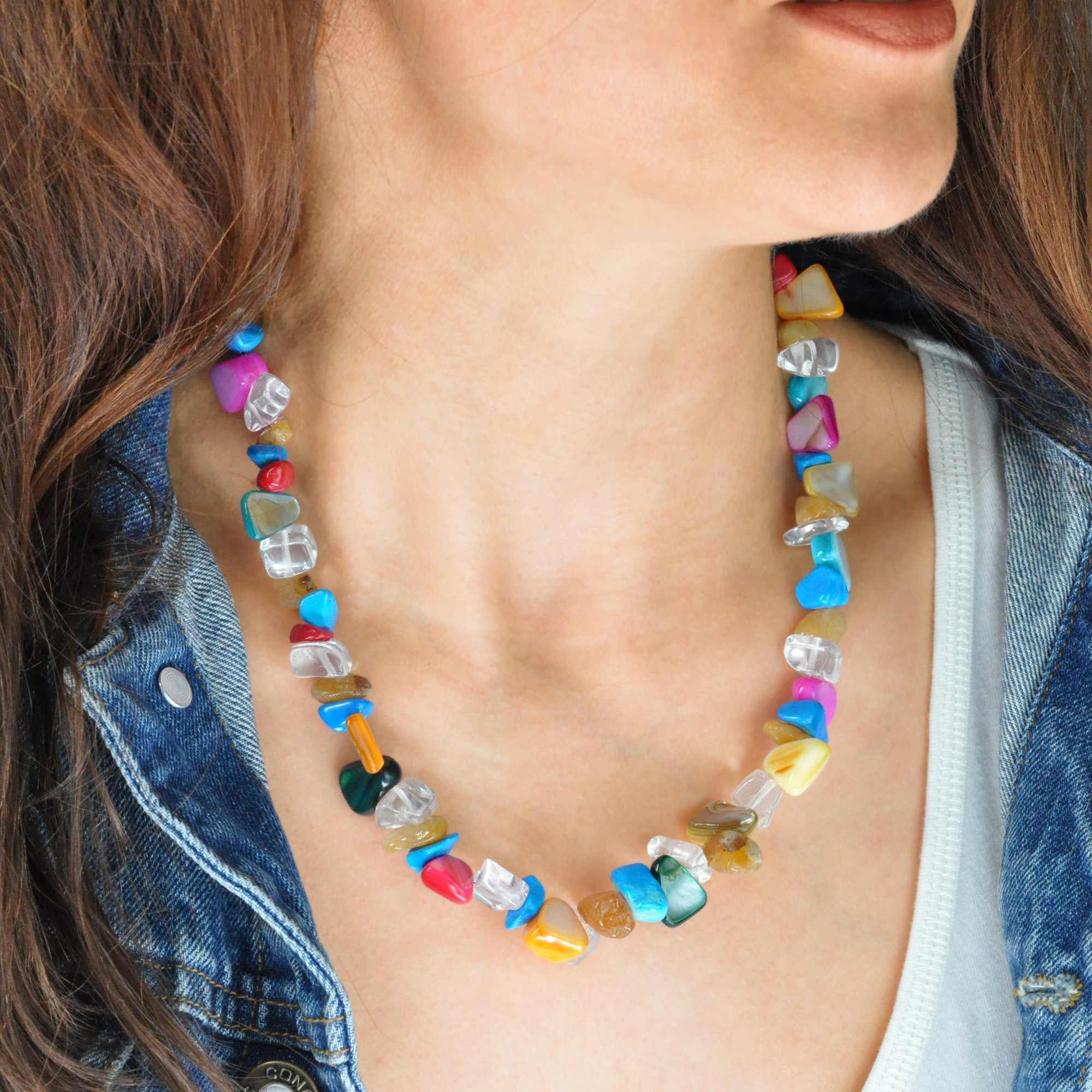 Steuer Kette mit Anhänger »Set Perlmuttcollier und Kette mit Anhänger«