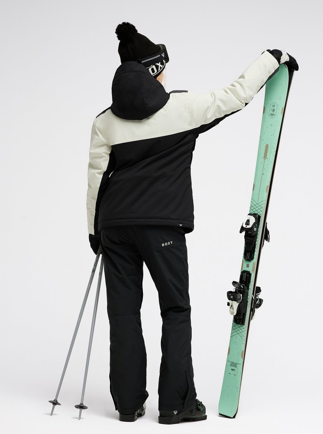 Roxy Skijacke »ASTRAL PEAK JK« mit Kapuze sportliches Design, aus Polyester, atmungsaktiv, windabweisend