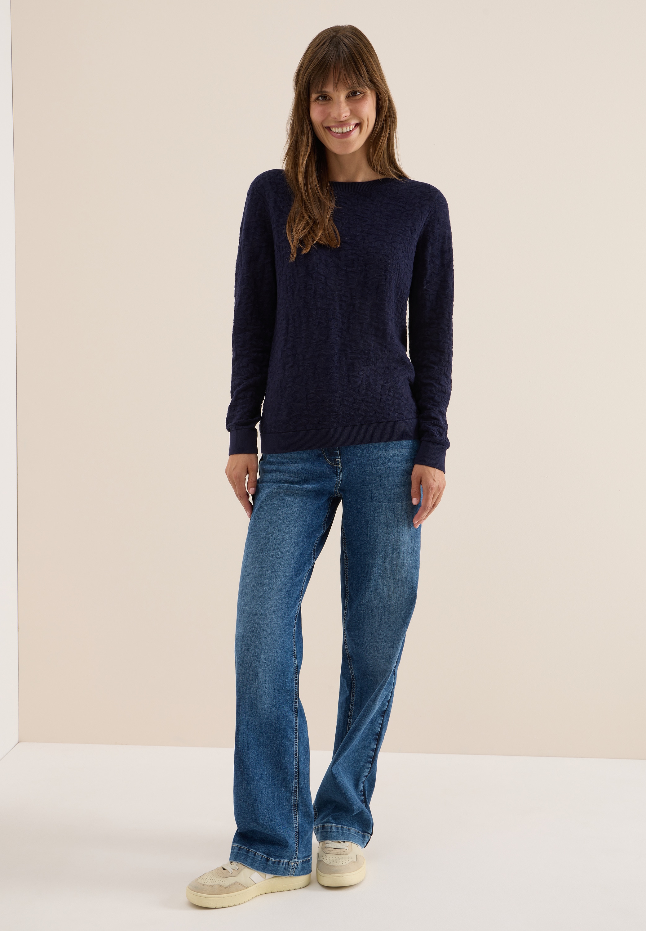 Cecil Strickpullover, aus reiner Baumwolle