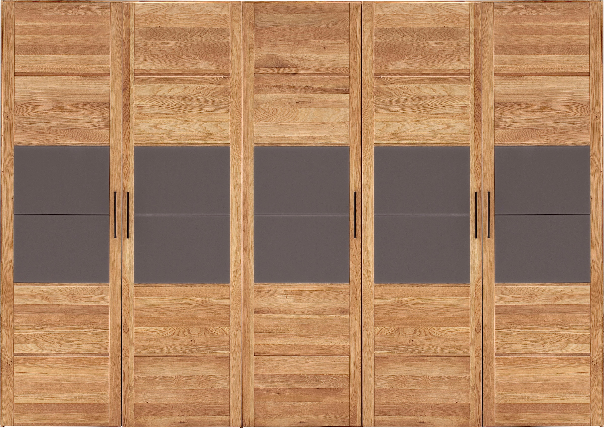 Home affaire Kleiderschrank "Chamara" aus massivem Eichenholz, in unterschiedlichen Breiten, Höhe 218 cm