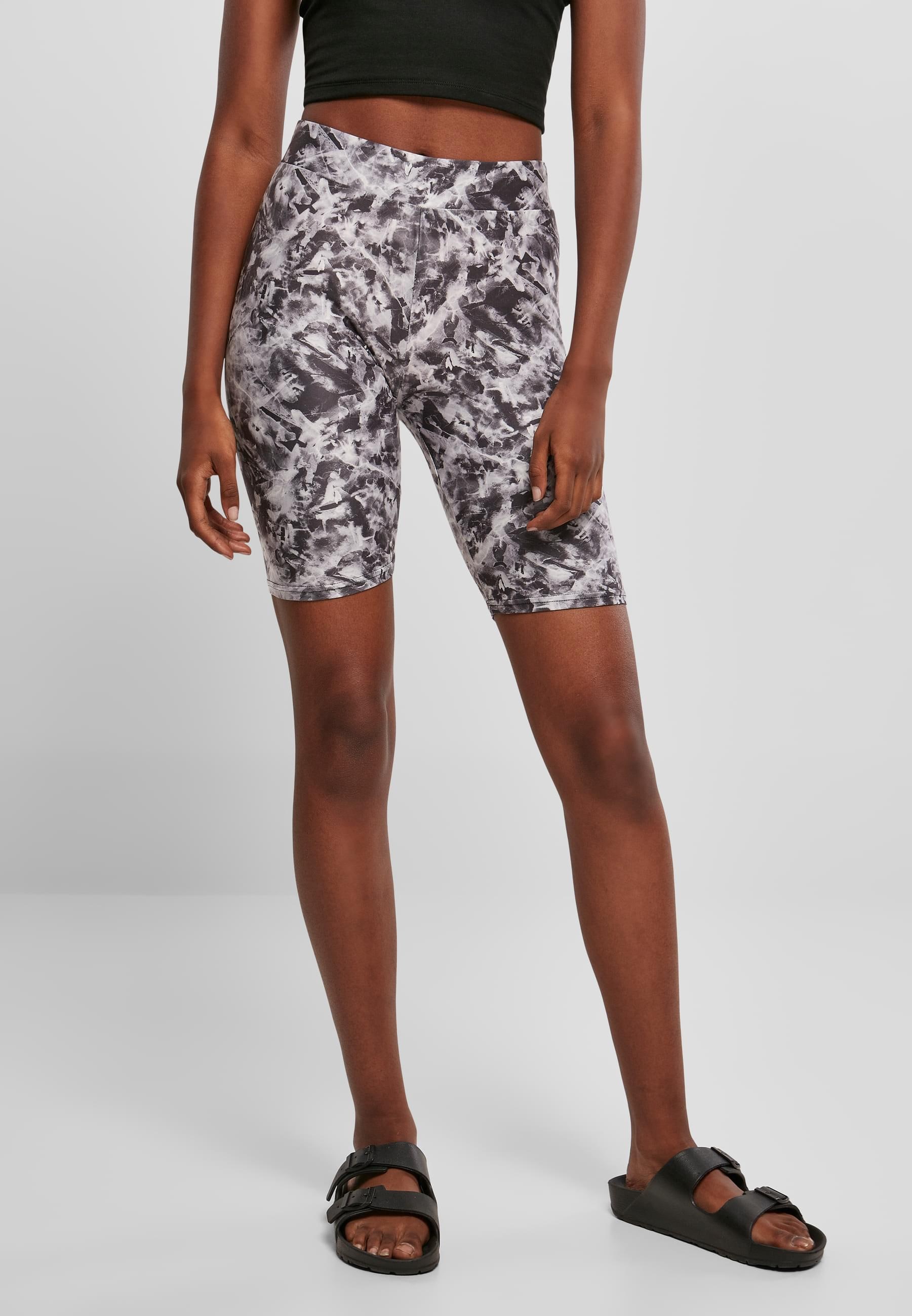 URBAN CLASSICS Radlerhose »Urban Classics Damen Ladies Soft AOP Cycle Shorts«, (1 tlg.)