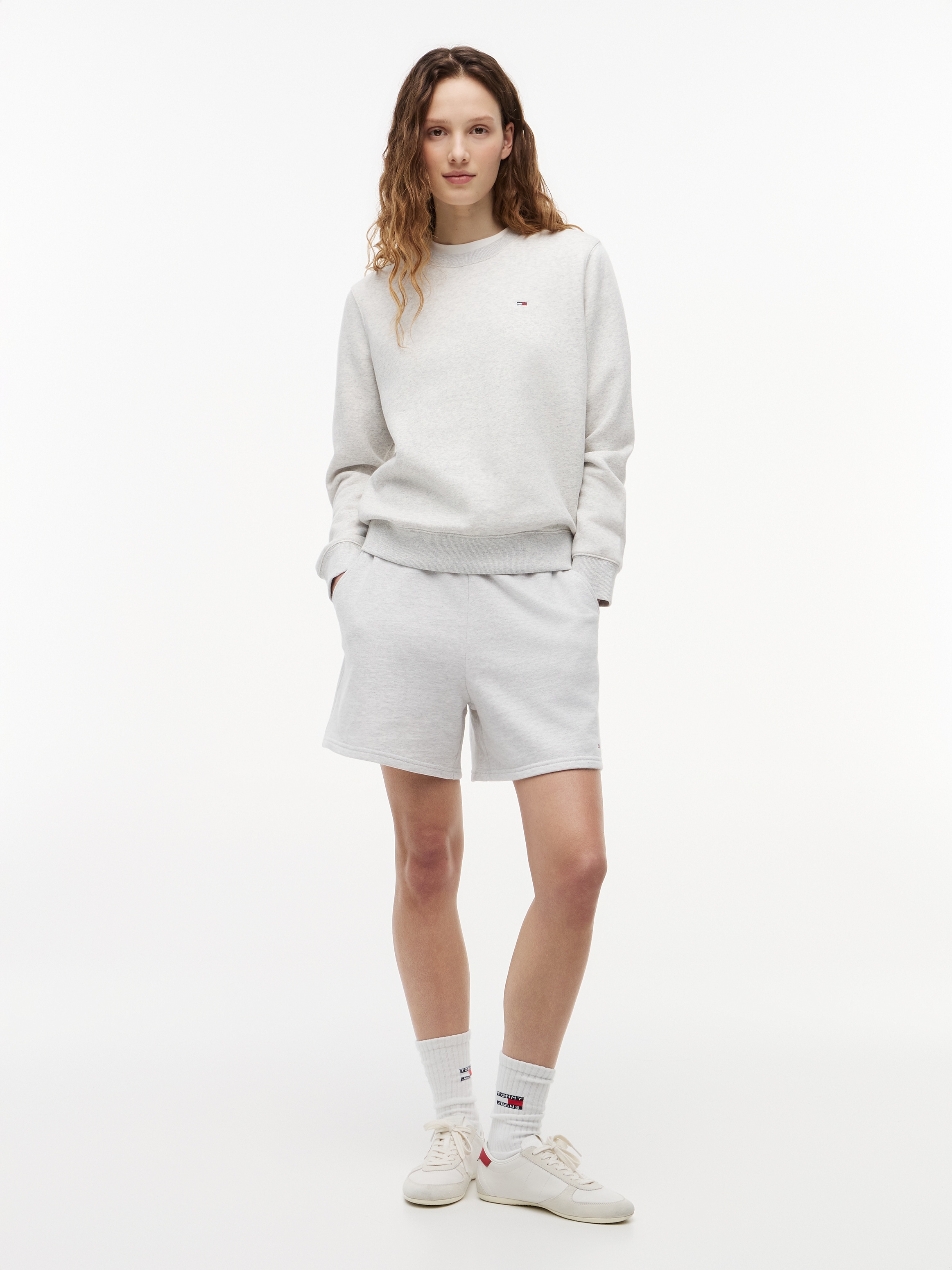 Tommy Jeans Sweatshirt »TJW REG S FLAG CREW«, Baumwollmischung

