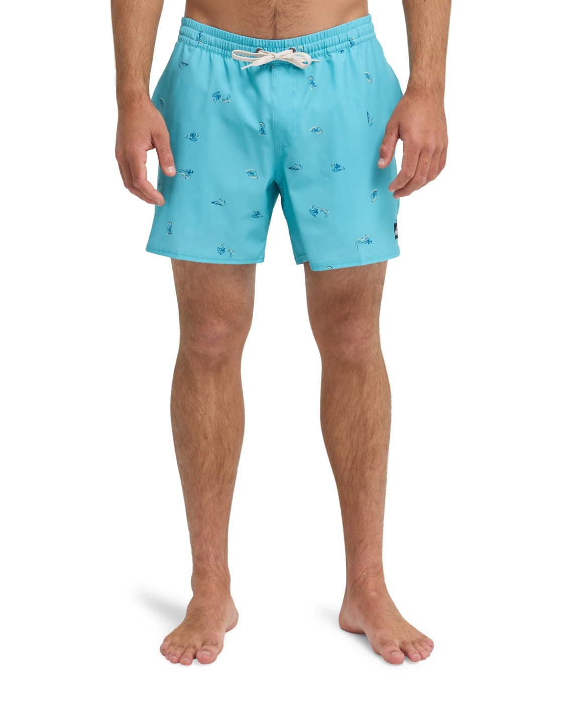 Quiksilver Short De Bain Stretch Printed Volley 16´´ Aqua Spaced Out L Homme