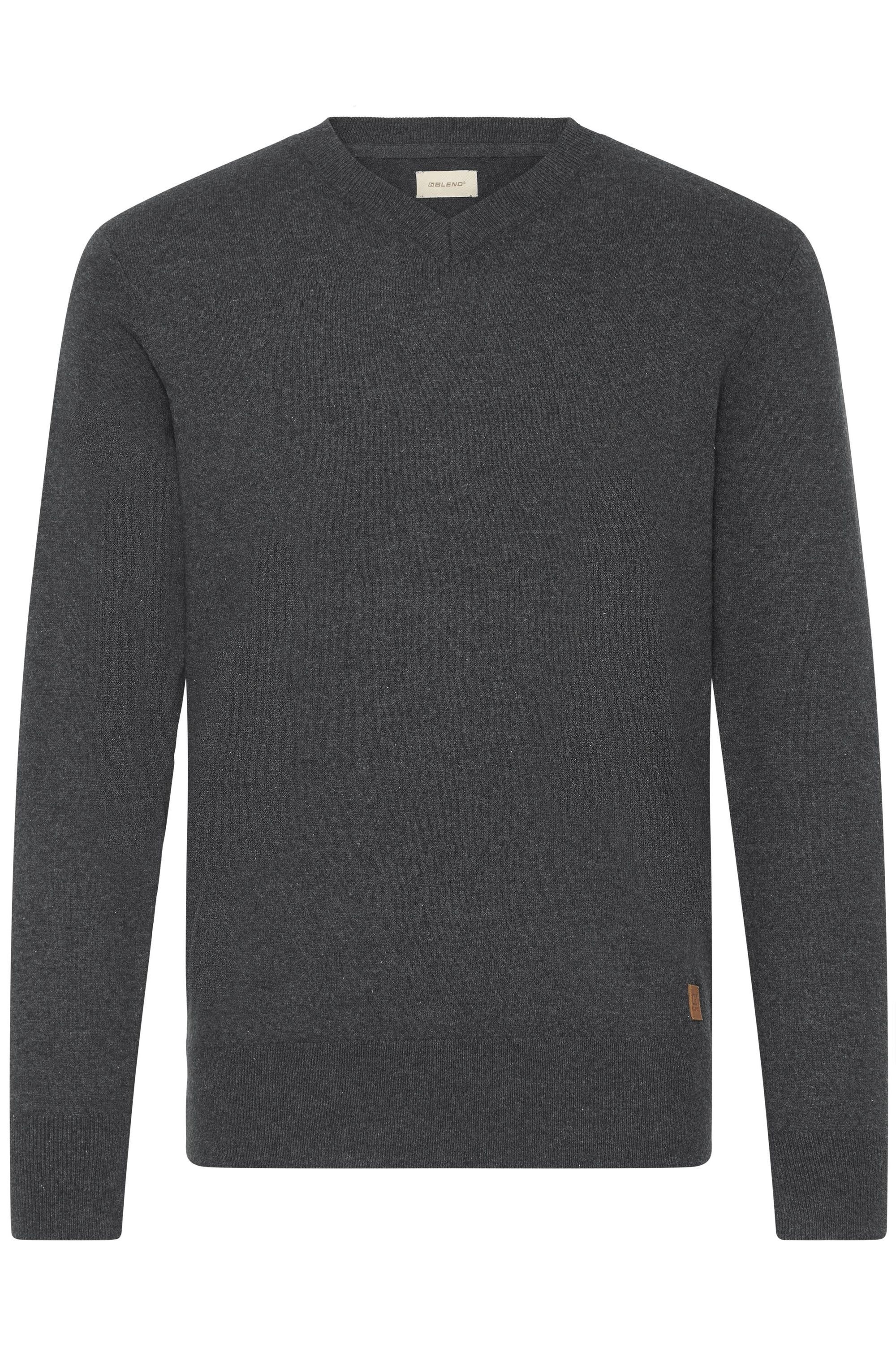 Blend V-Ausschnitt-Pullover "BHFibi" Stilvoller Strickpullover günstig online kaufen