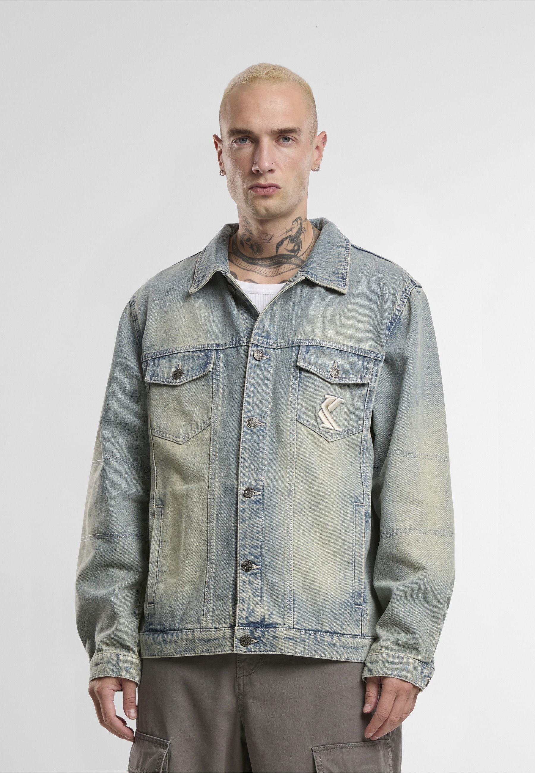 Karl Kani Jeansjacke »Karl Kani Karl Kani OG OS Denim Jacket« 1 Stk. tlg. ohne Kapuze