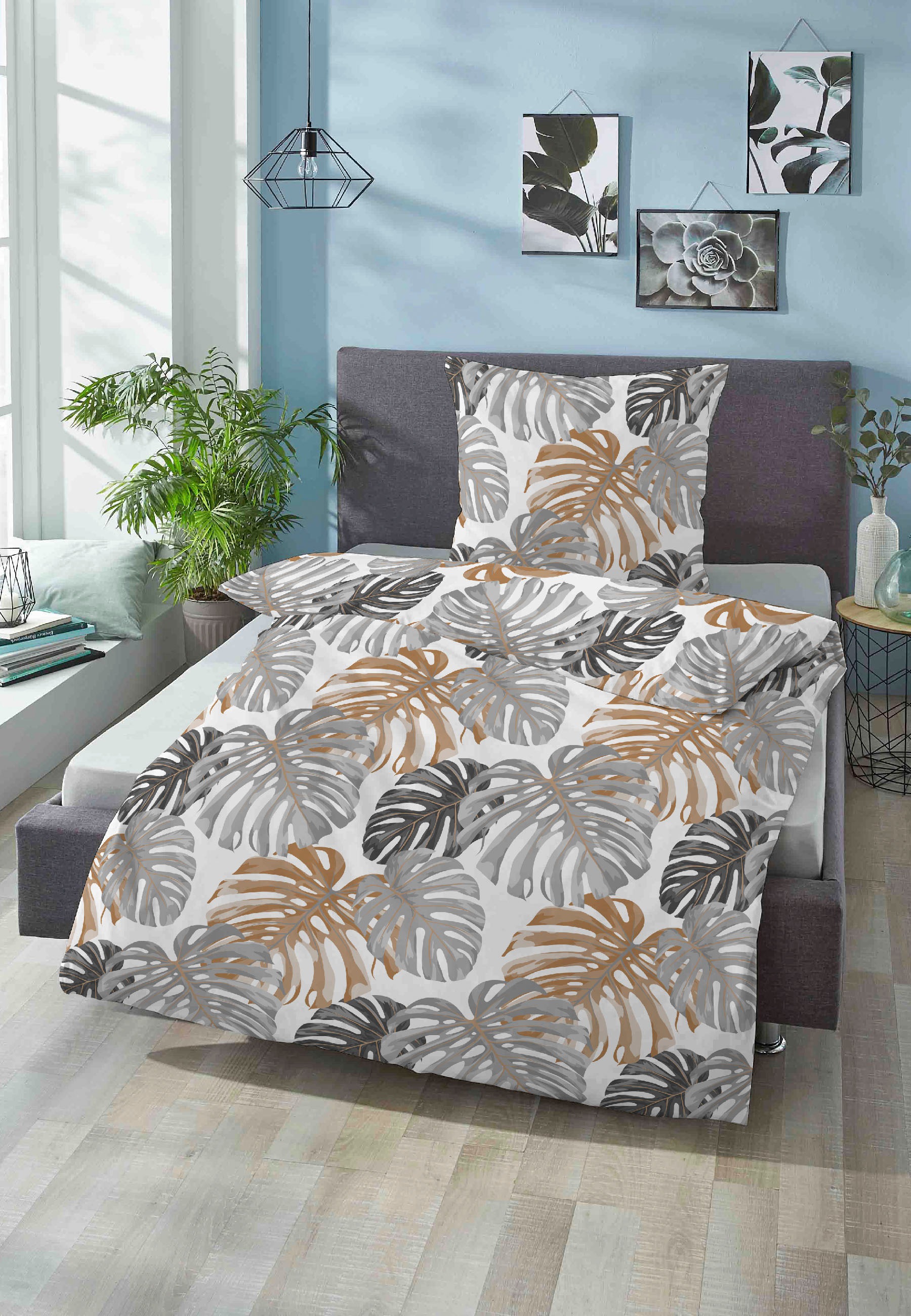 Castell - Markenbettwäsche Bettwäsche "Stella" 2 Stk. tlg. feiner Glanz + w günstig online kaufen
