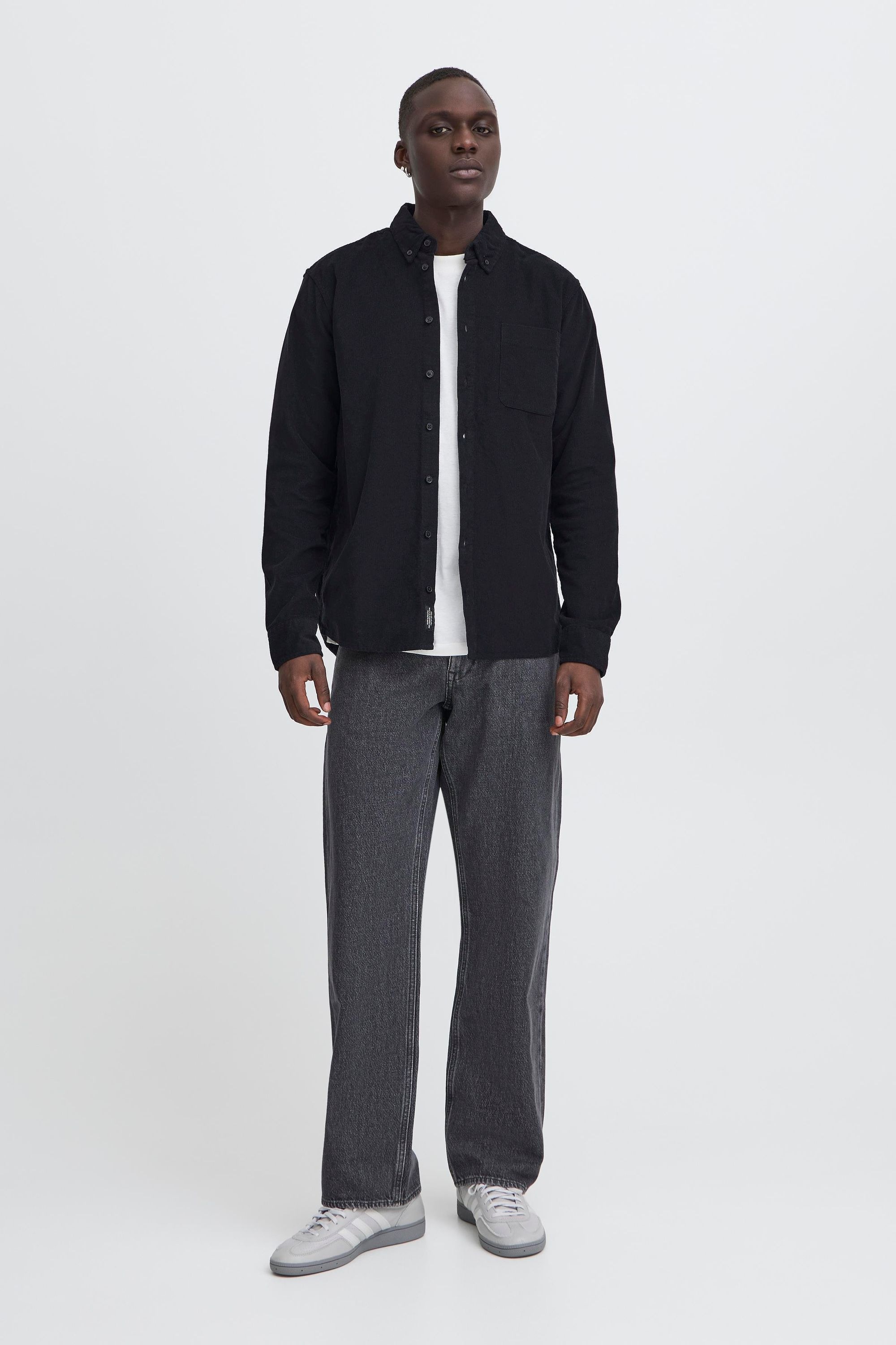 Blend Langarmhemd »BHDemir« Stilvolles Cordhemd mit Brusttasche