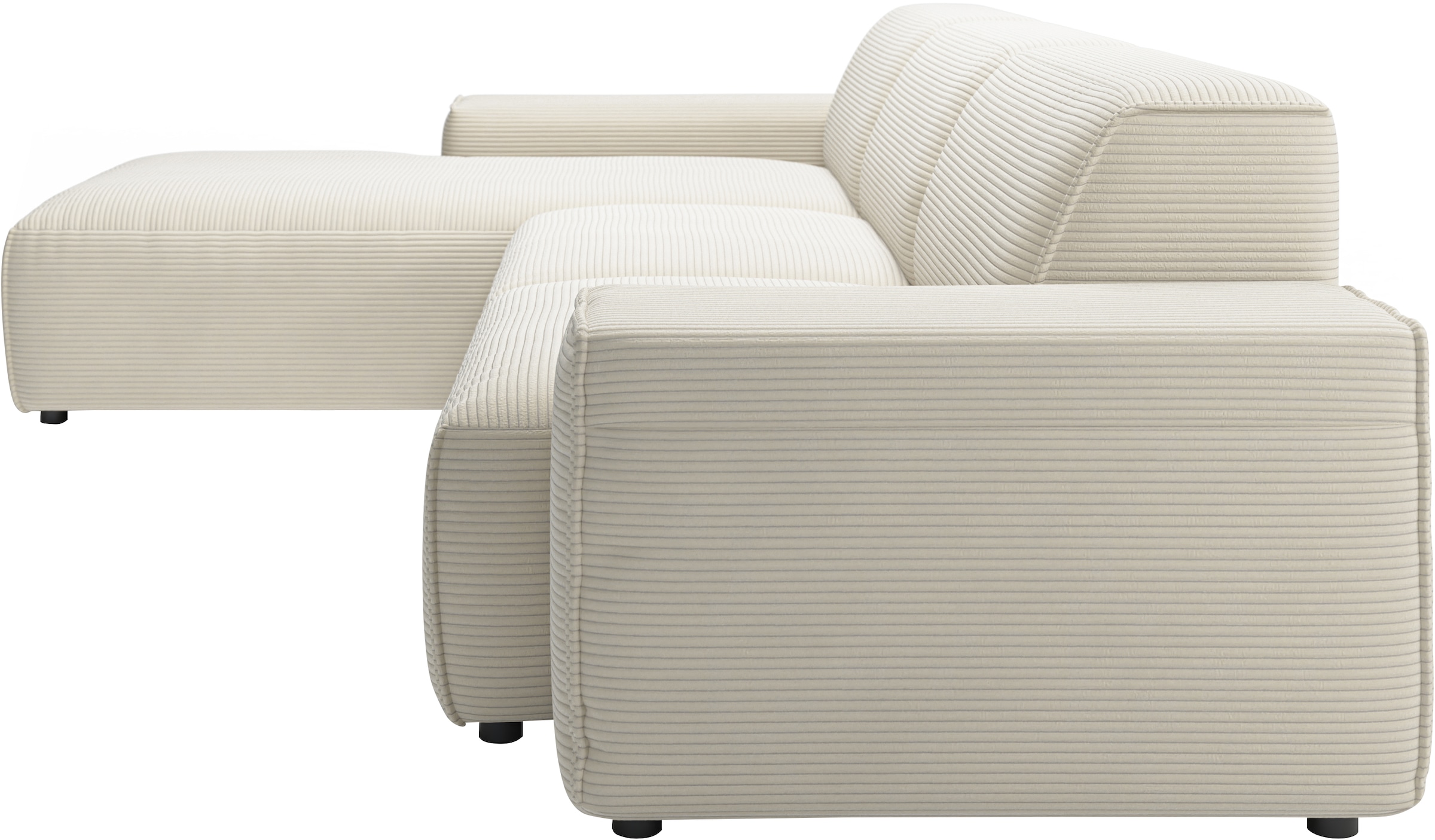 andas Ecksofa »Glimminge auch in Breitcord, Feincord, Bouclé + Easy care-Bezug«, L-Form, Breite 294, Zierkissen