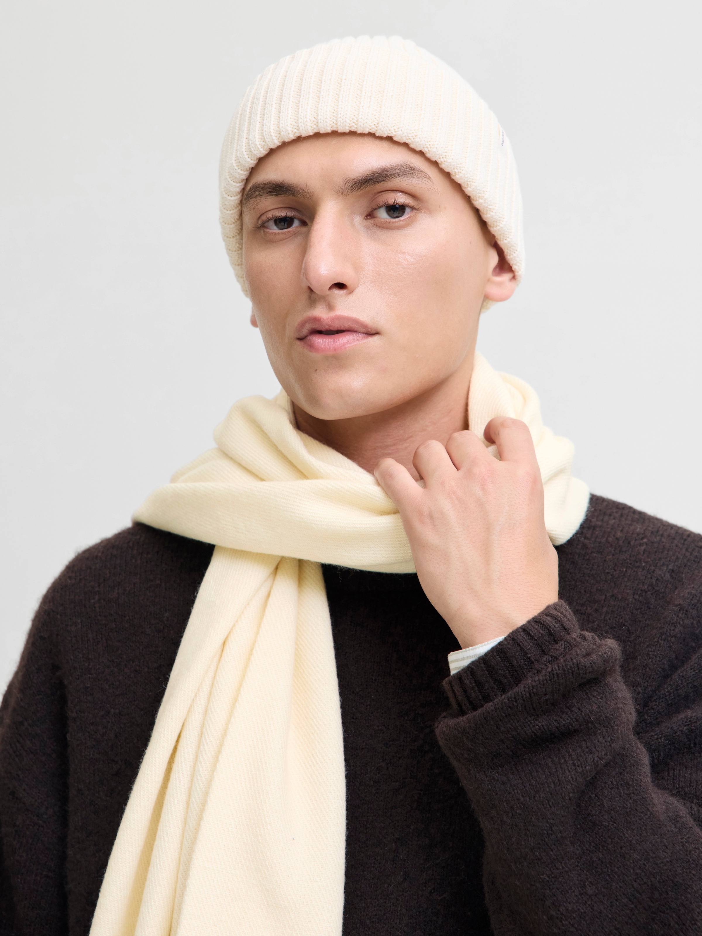 Jack & Jones Strickschal "JACSOLID WOVEN SCARF NOOS" günstig online kaufen