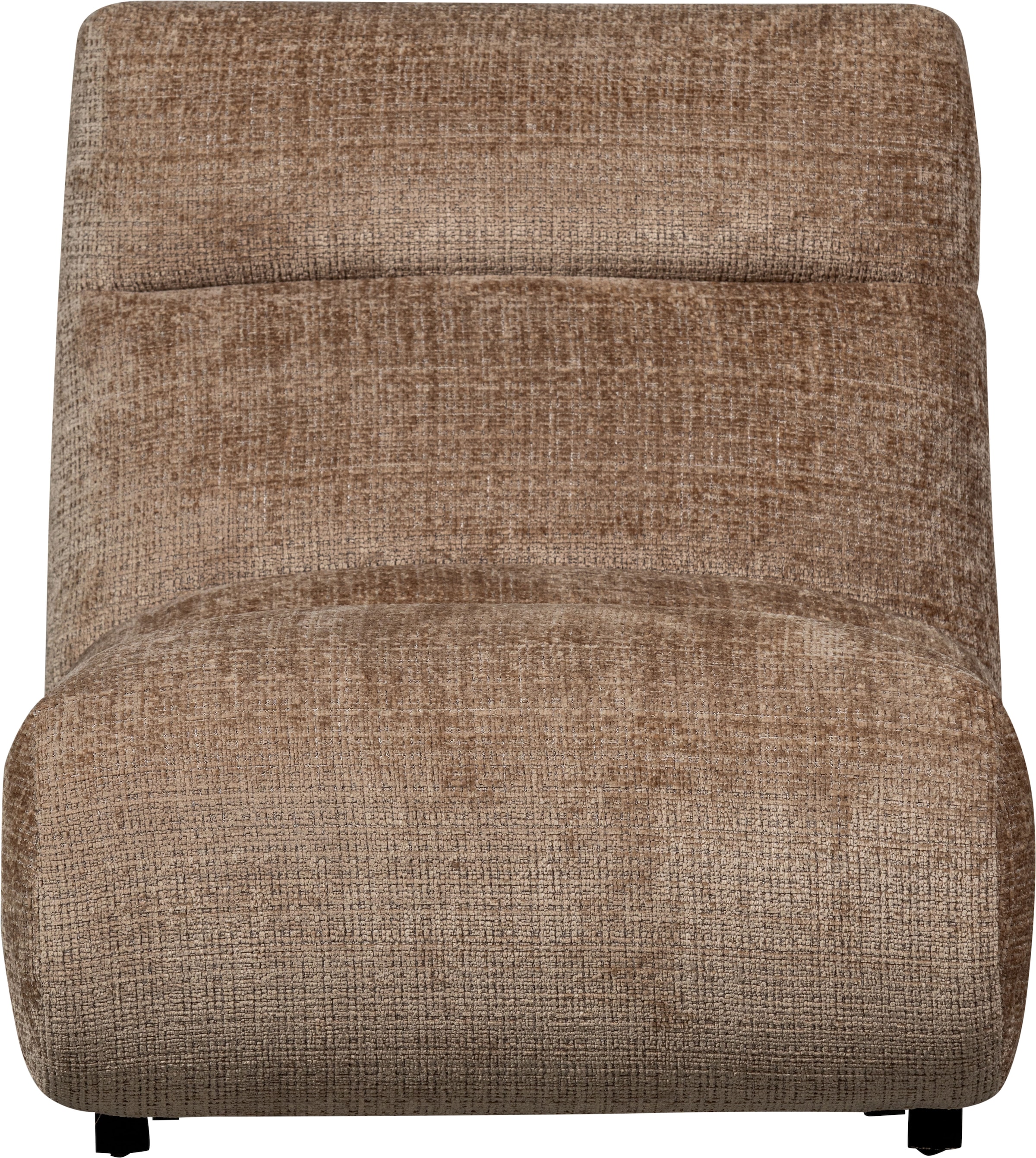 WOOOD Sessel »Observe«, frei im Raum stellbar, grob gewebter Chenille-Stoff, H 82 cm x B 75 cm