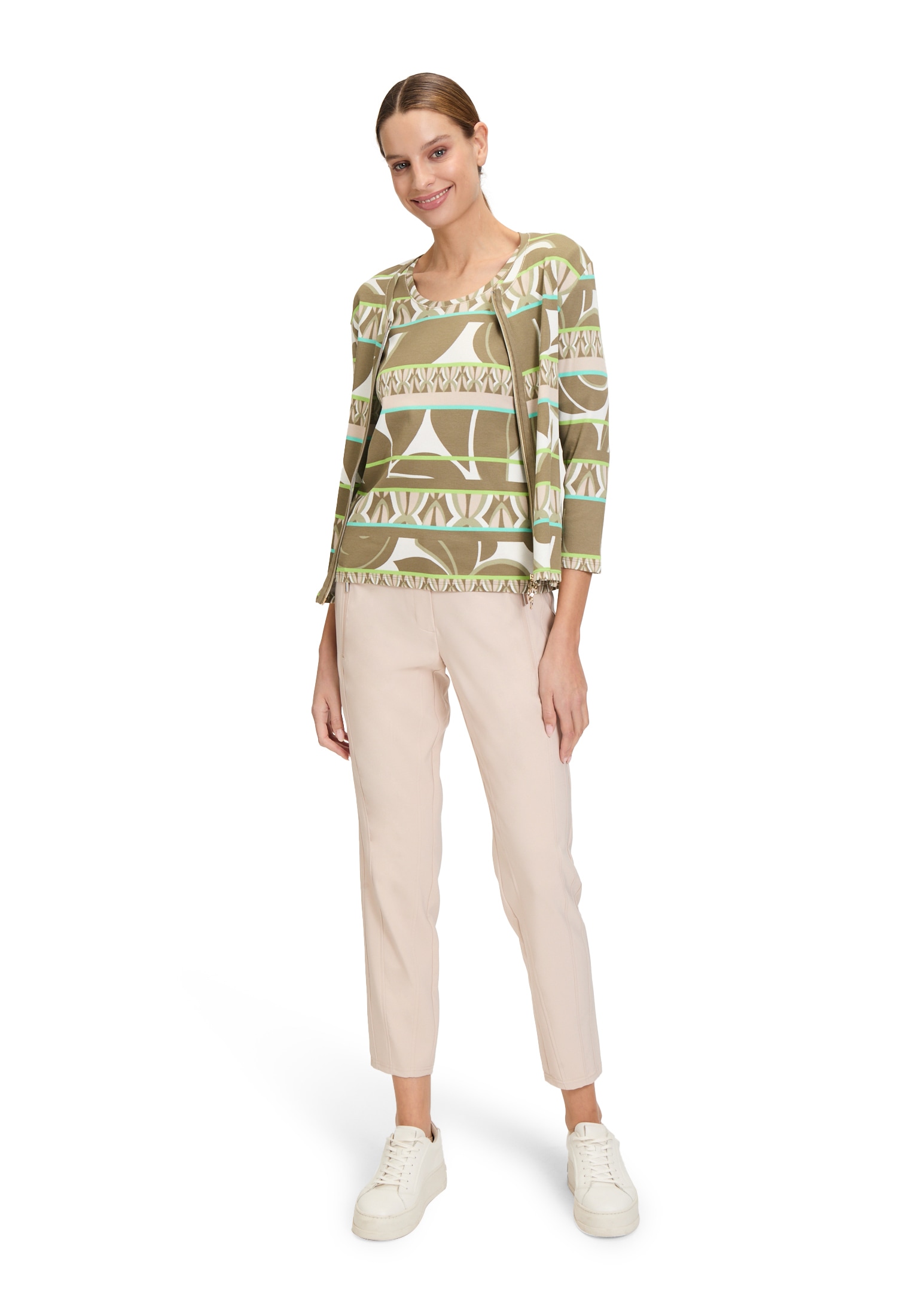 Betty Barclay Kurzarmshirt »Betty Barclay Damen Basic Shirt mit Rippenstruktur«, (1 tlg.), Material