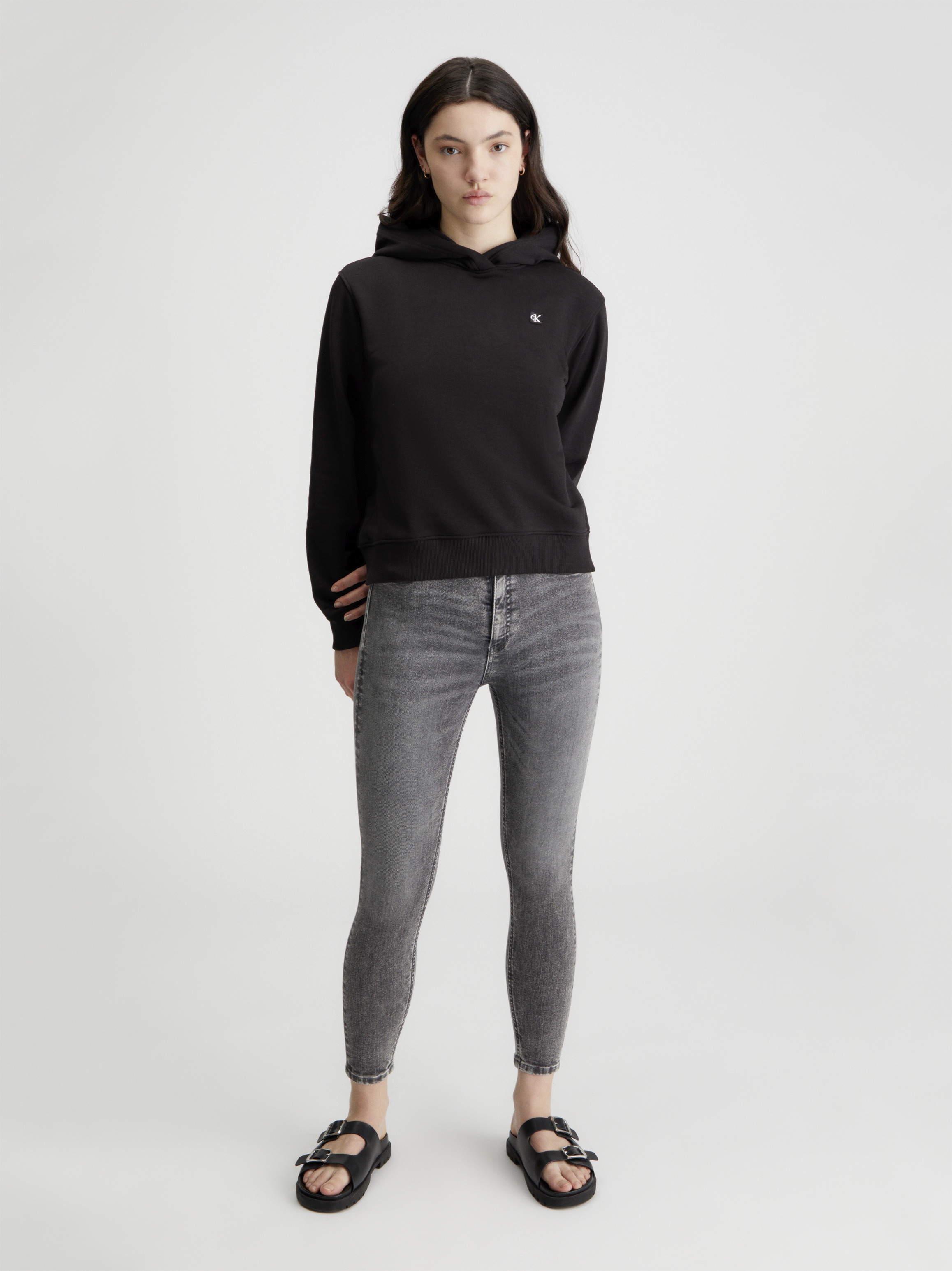 Calvin Klein Jeans Kapuzensweatshirt "CK EMBRO BADGE REGULAR HOODIE", mit Logoprägung