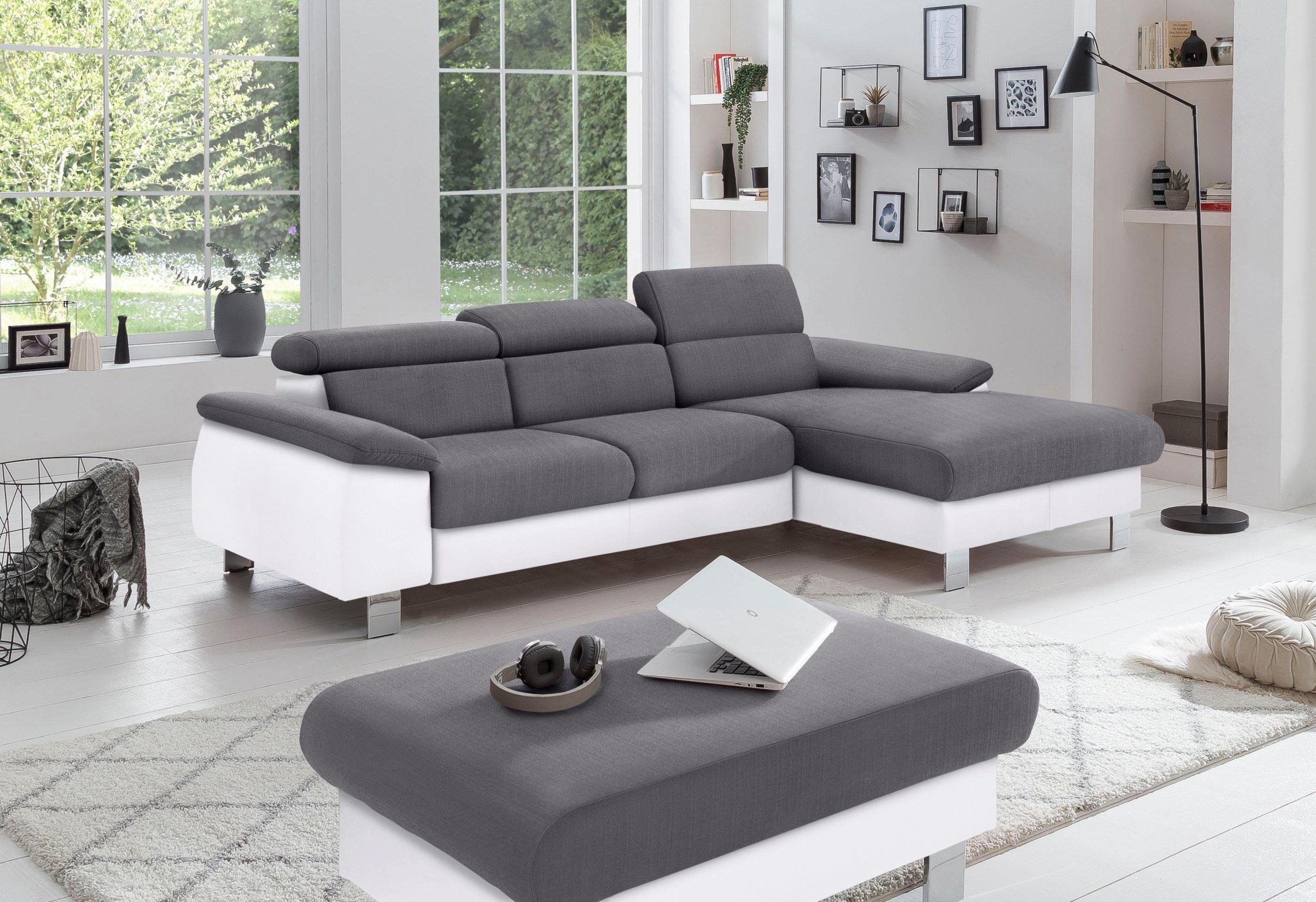 COTTA Polstergarnitur "Komaris L-Form", (Set), Set bestehend aus: Ecksofa m günstig online kaufen