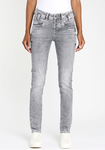 Slim-fit-Jeans »94CARLI«, mit offener Knopfleiste