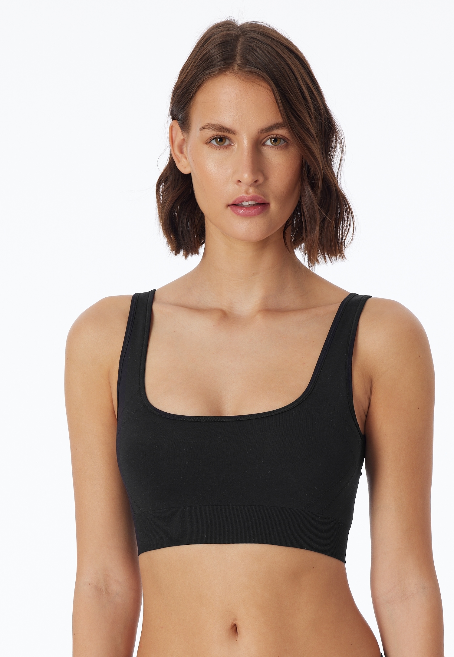 Schiesser Bustier »Casual Seamless«, 2in1, wendebar, U- oder V-Ausschnitt, ohne störende Seitennähte