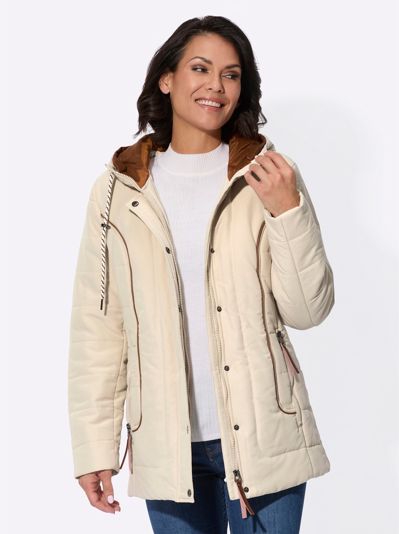 Casual Looks Steppjacke, mit Kapuze günstig online kaufen