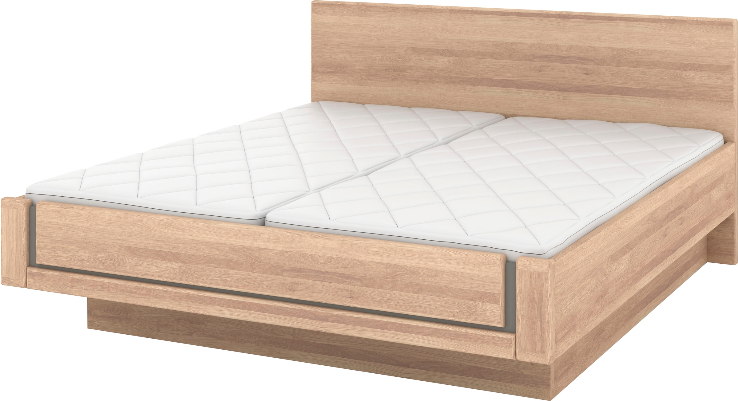 Musterring Holzbett "Sorrent, Bettgestell, Bettrahmen, teilmassiv Eiche", ( günstig online kaufen