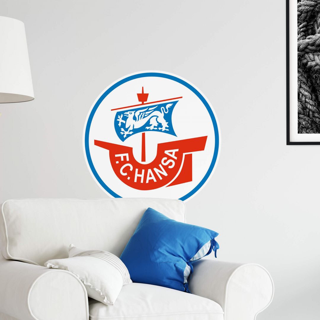 Wall-Art Wandtattoo »Fußball Hansa Rostock Logo«, (1 St.) kaufen | BAUR