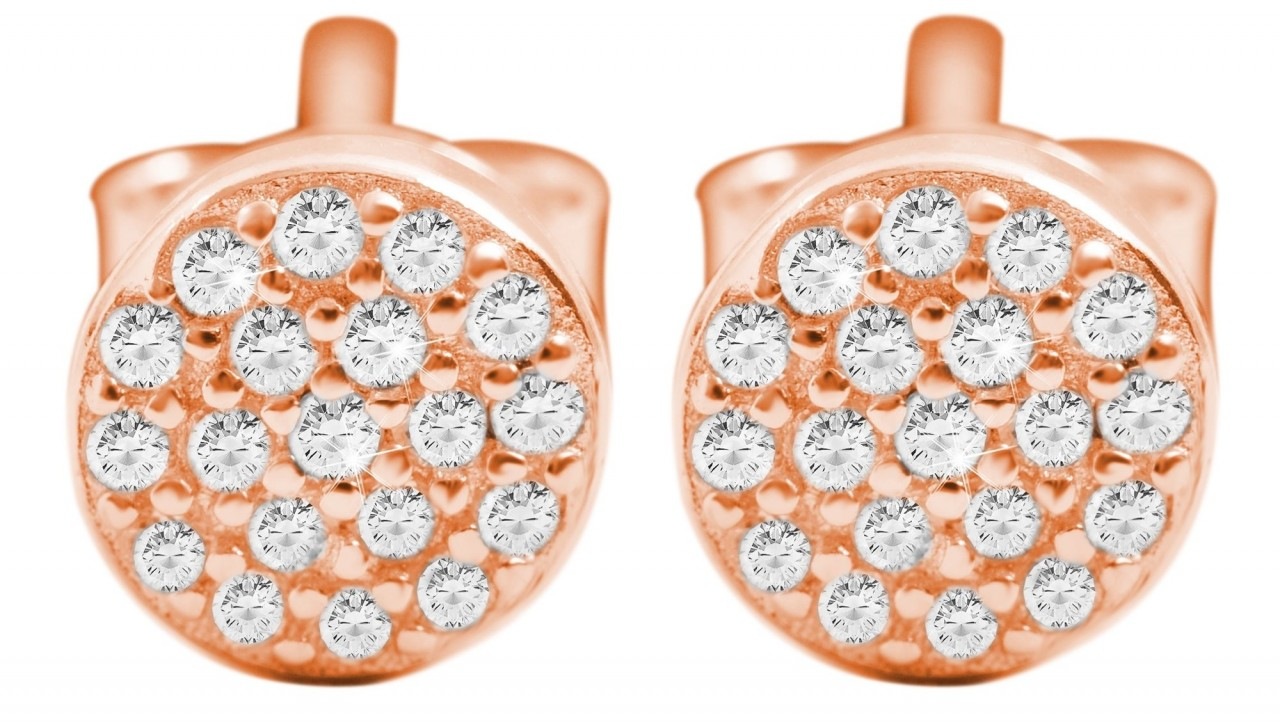 Adelia´s Paar Ohrhänger »Damen Ohrstecker aus 925 Sterling Silber und Zirkonia Ø 6 mm«