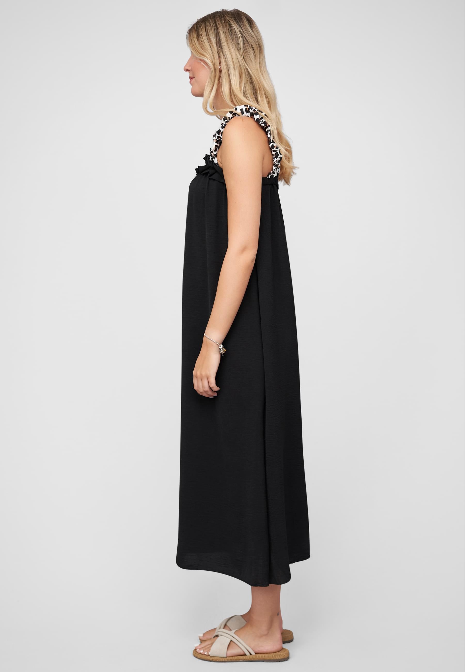 CLOUD 5IVE Shirtkleid »CLOUD 5IVE A-Line Dress with leo print straps« 1 Stk. tlg.