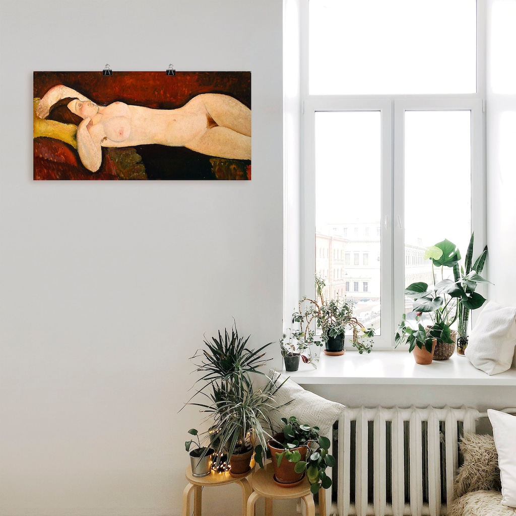 Artland Wandbild »Akt einer schlafenden Frau«, Frau, (1 St.)