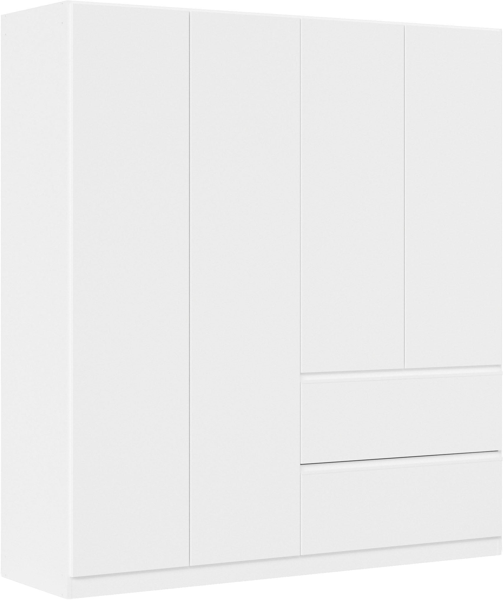 rauch Drehtürenschrank "Kleiderschrank Schrank Garderobe COSTA in den Breiten 91/136/181 cm" in 3 Ausstattungen BASIC/CLASSIC/PREMIUM, viel Platz, grifflose Front und Push-to-Open Funktion MADE IN GERMANY